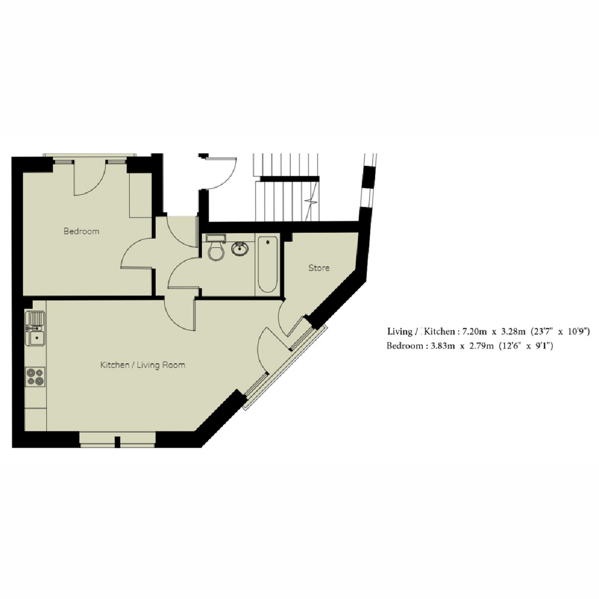 Unit 47 The Wharf Collection, Battersea, SW11 floorplan