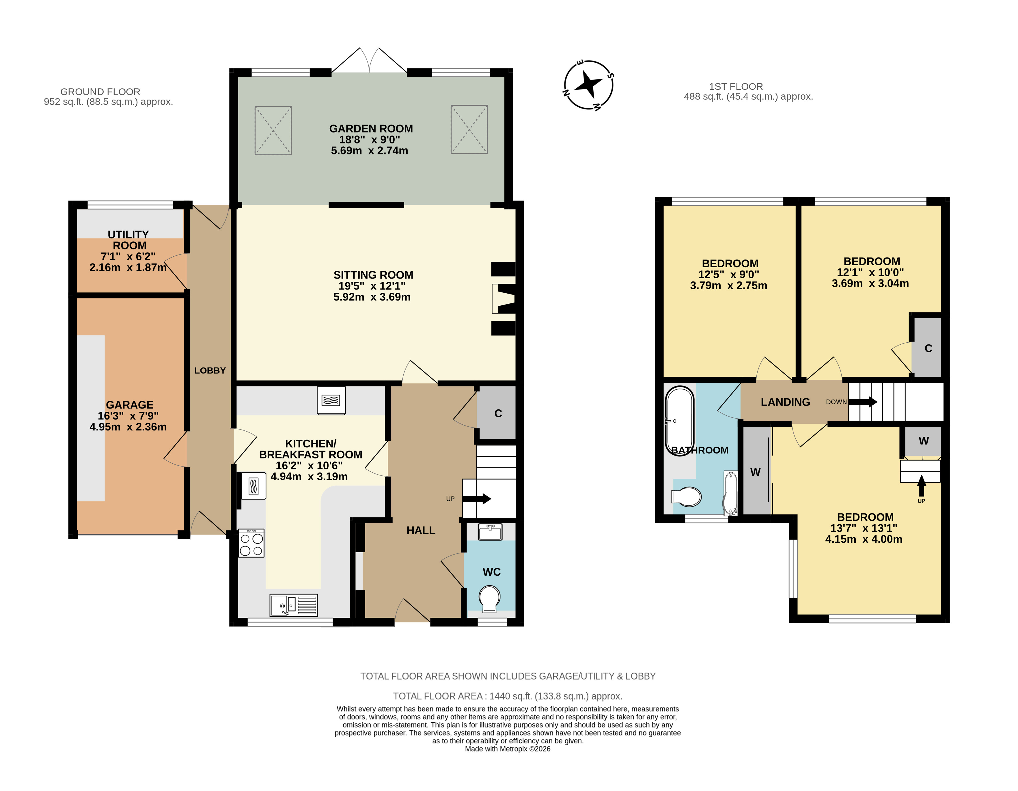 3, Churchill Place, Gloucestershire floorplan
