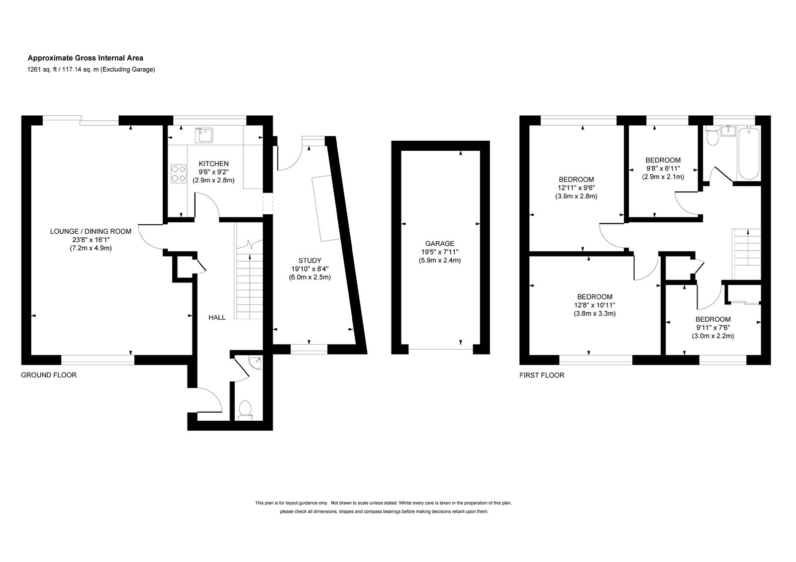 44, St Martins Close, Leatherhead floorplan