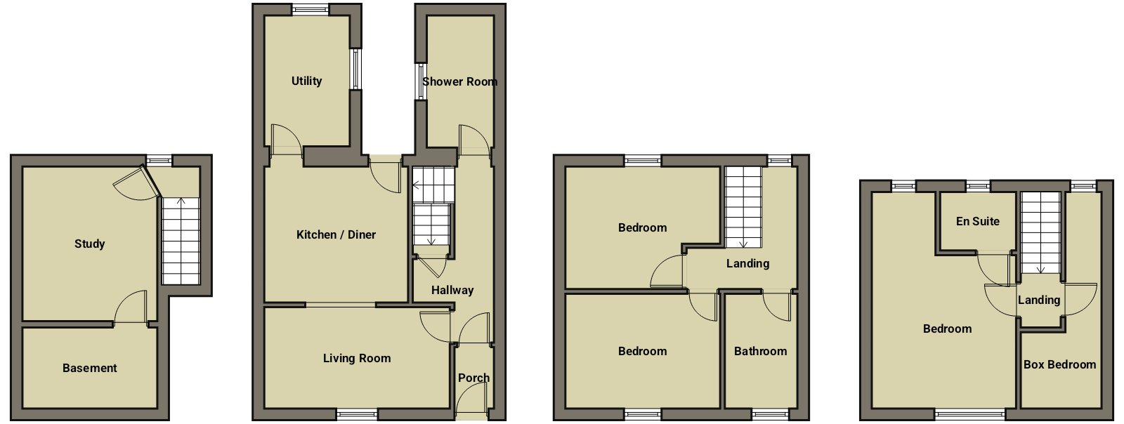 14, Merlins Terrace, Haverfordwest floorplan