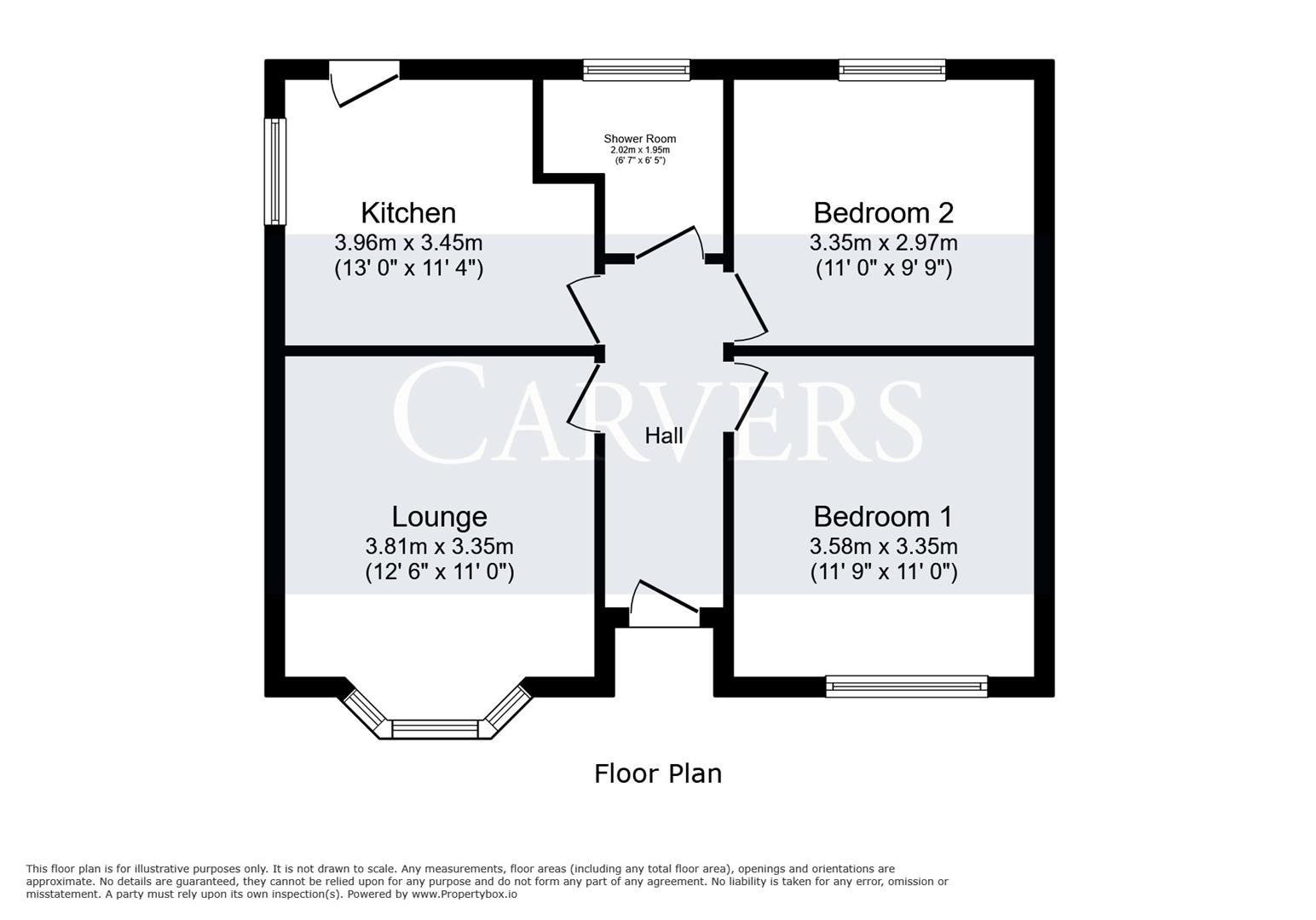 196, Park Lane, Darlington floorplan