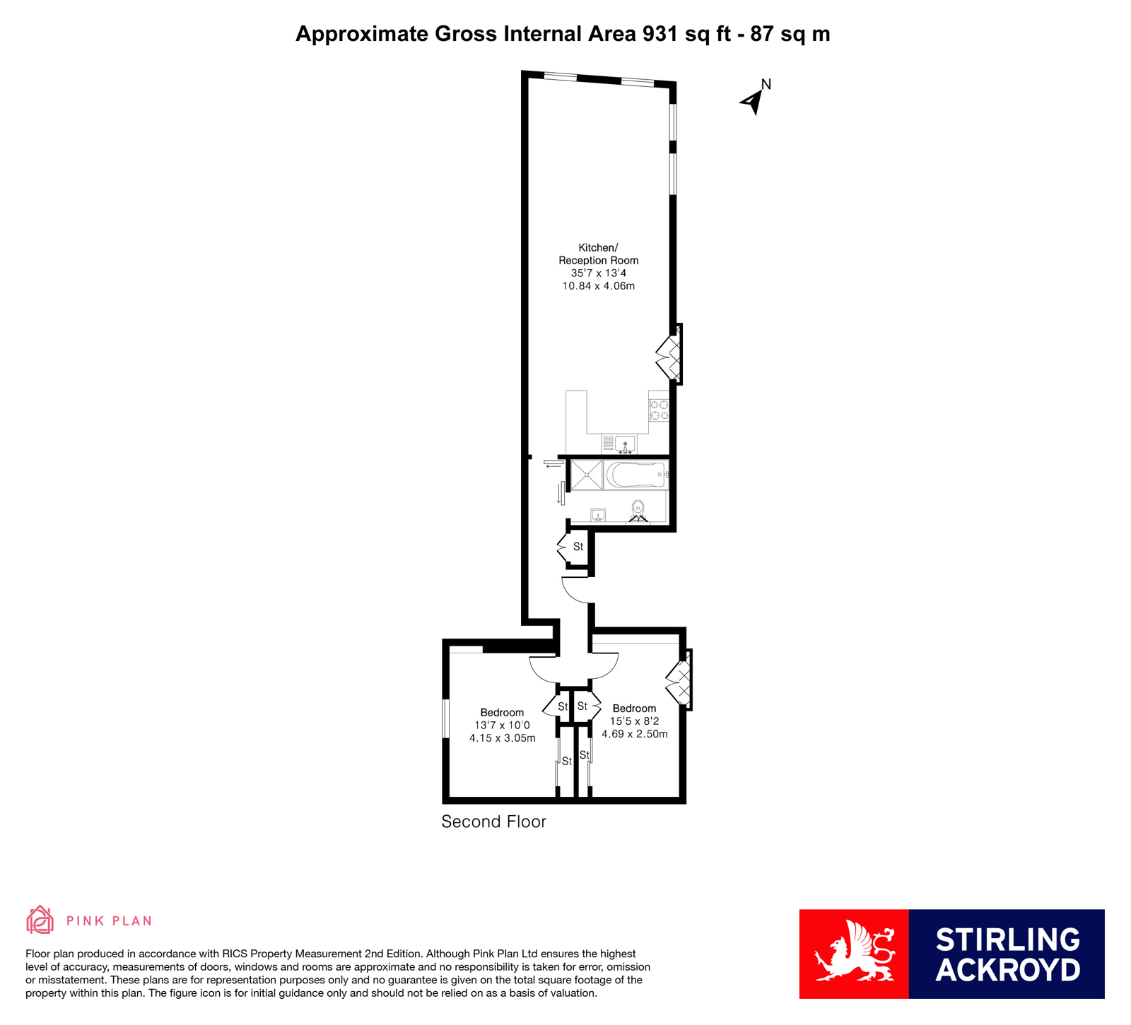 61B, Rivington Street, London floorplan