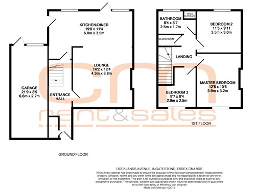 3 Bedrooms  to rent in Docklands Avenue, Ingatestone CM4