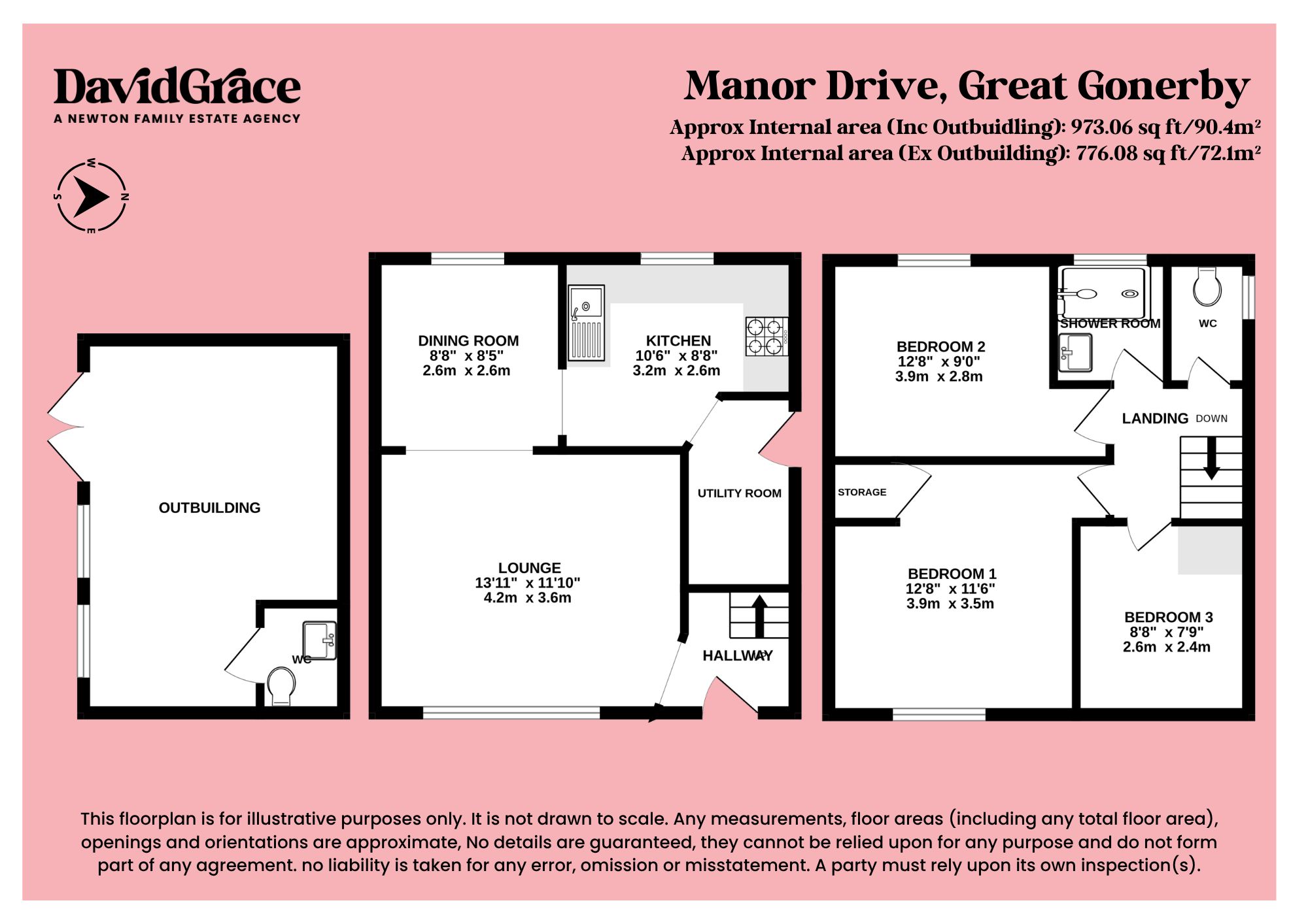 15 Manor Drive, Grantham floorplan