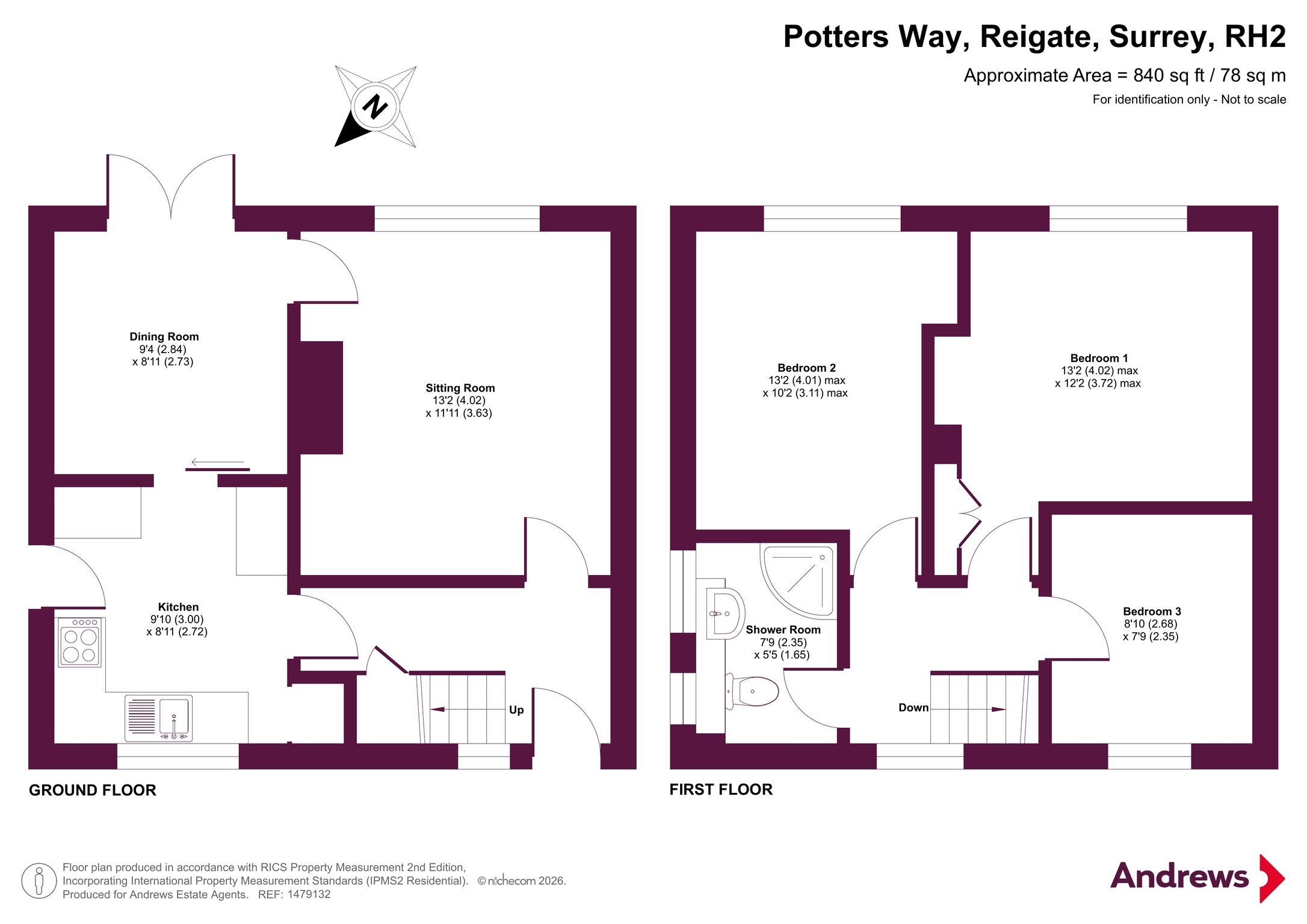 10, Potters Way, Surrey floorplan