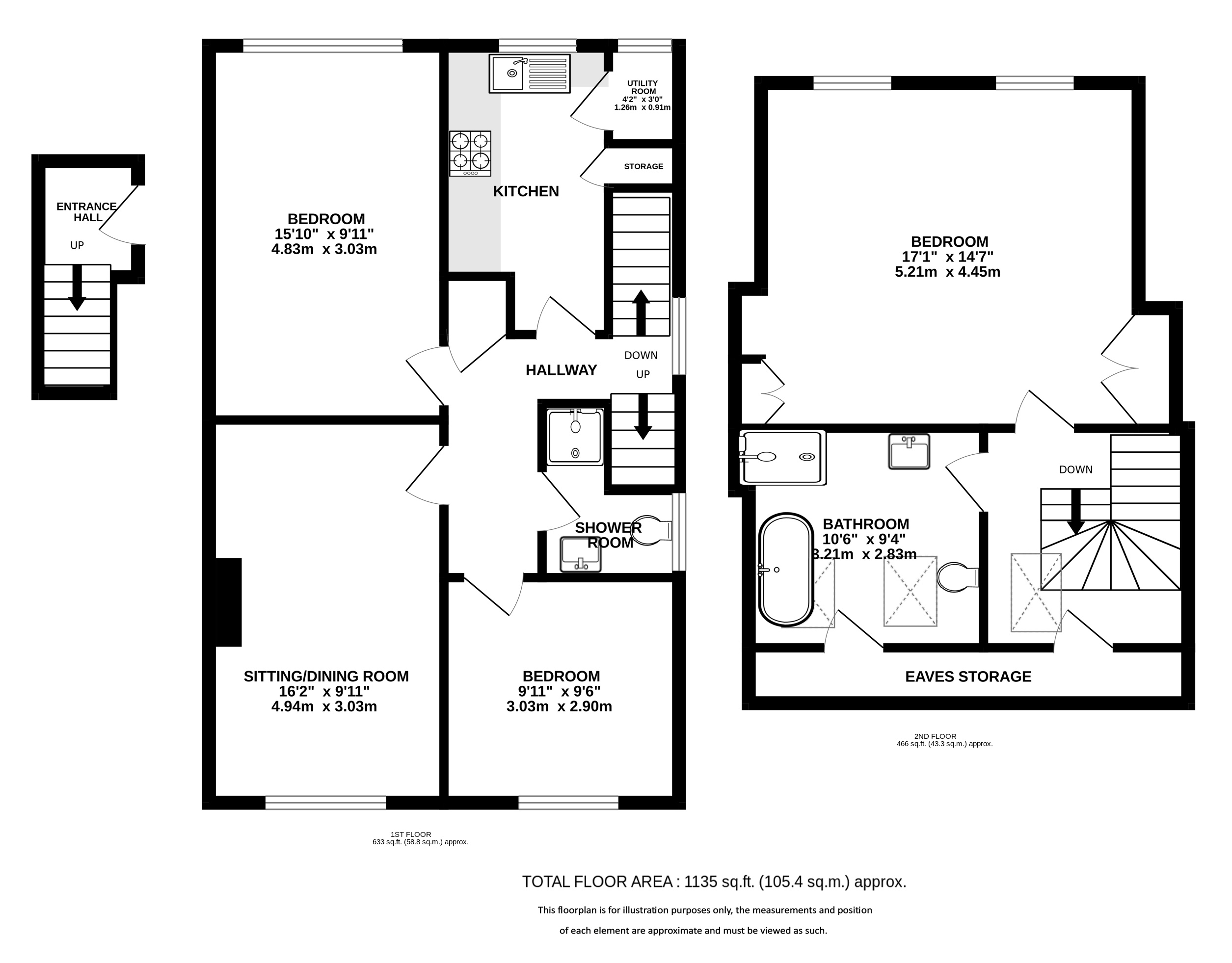 4, Riverford Close, Harpenden floorplan