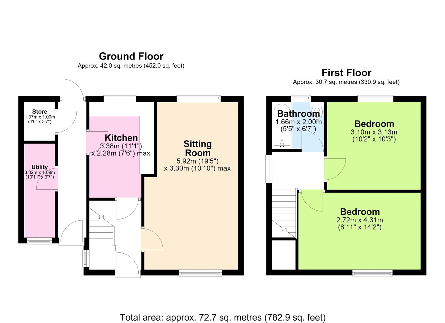44, Dovedale Road, Wigan floorplan