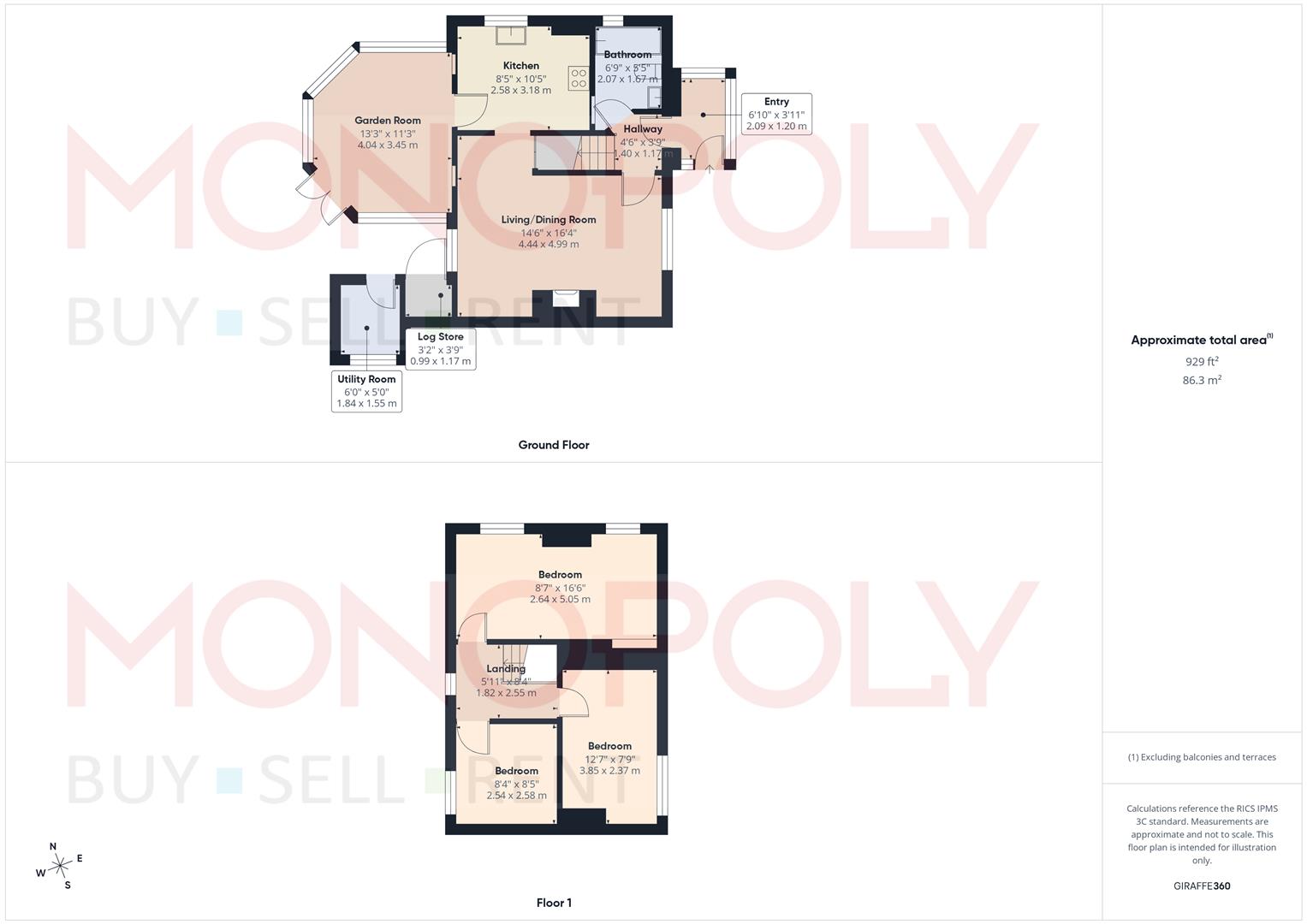 4, Greenfields, Wrexham floorplan