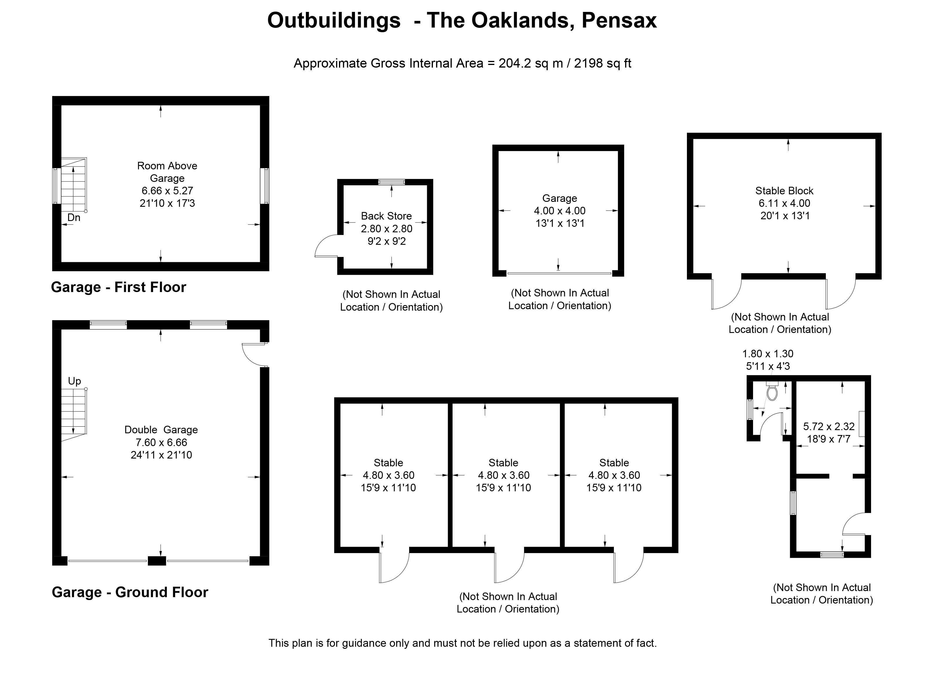 The Oaklands,, Pensax, Worcester floorplan