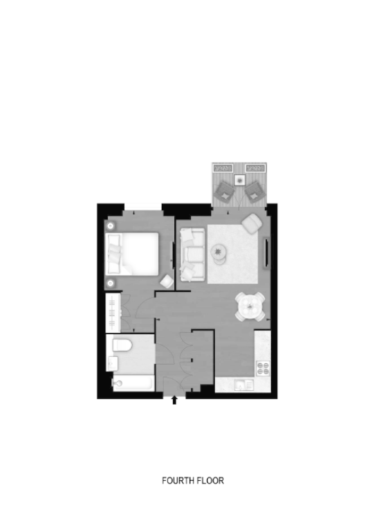 1 Bedrooms Flat to rent in Ponton Road, The Residence, London. SW11