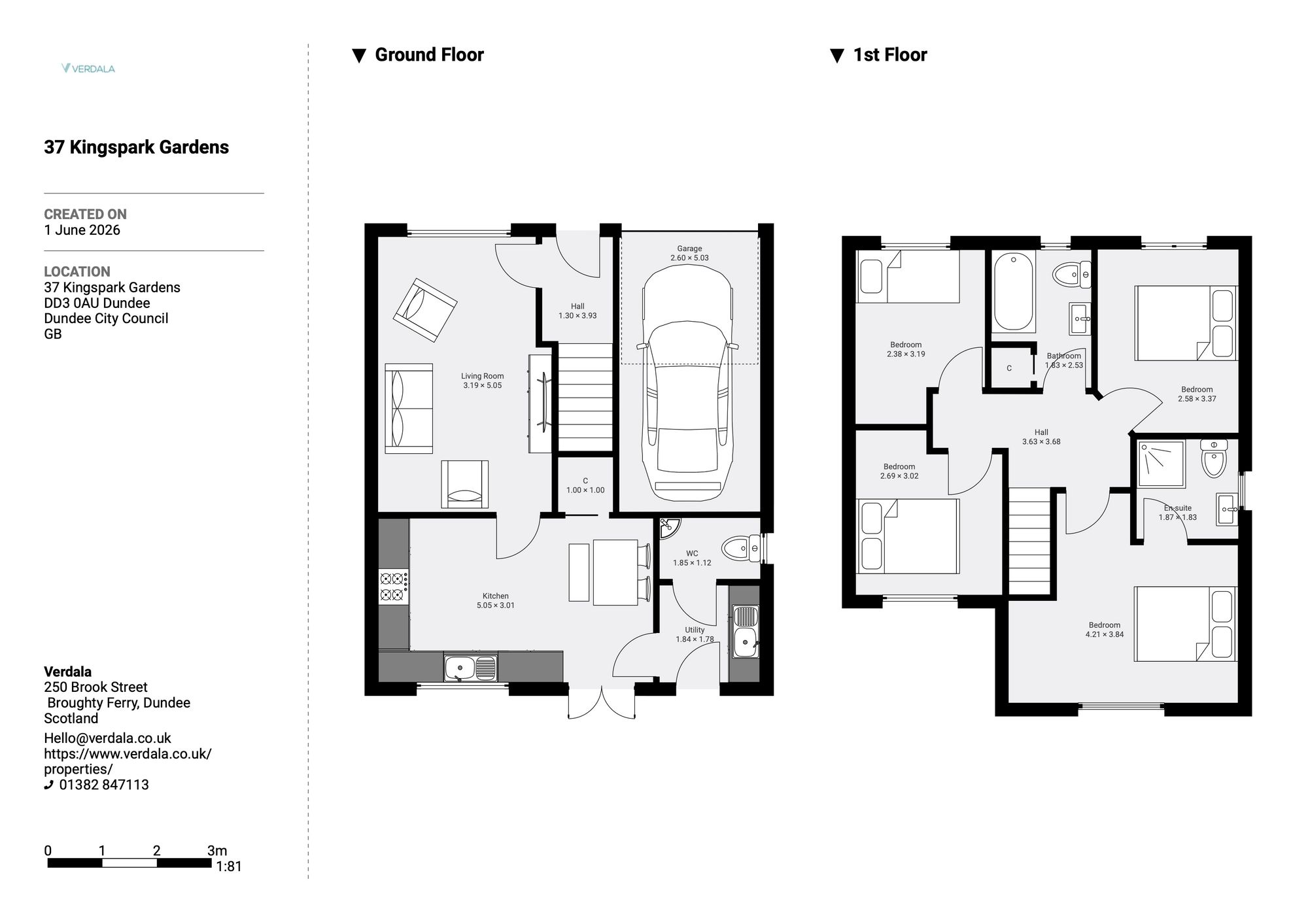 37 Kingspark Gardens, Dundee floorplan