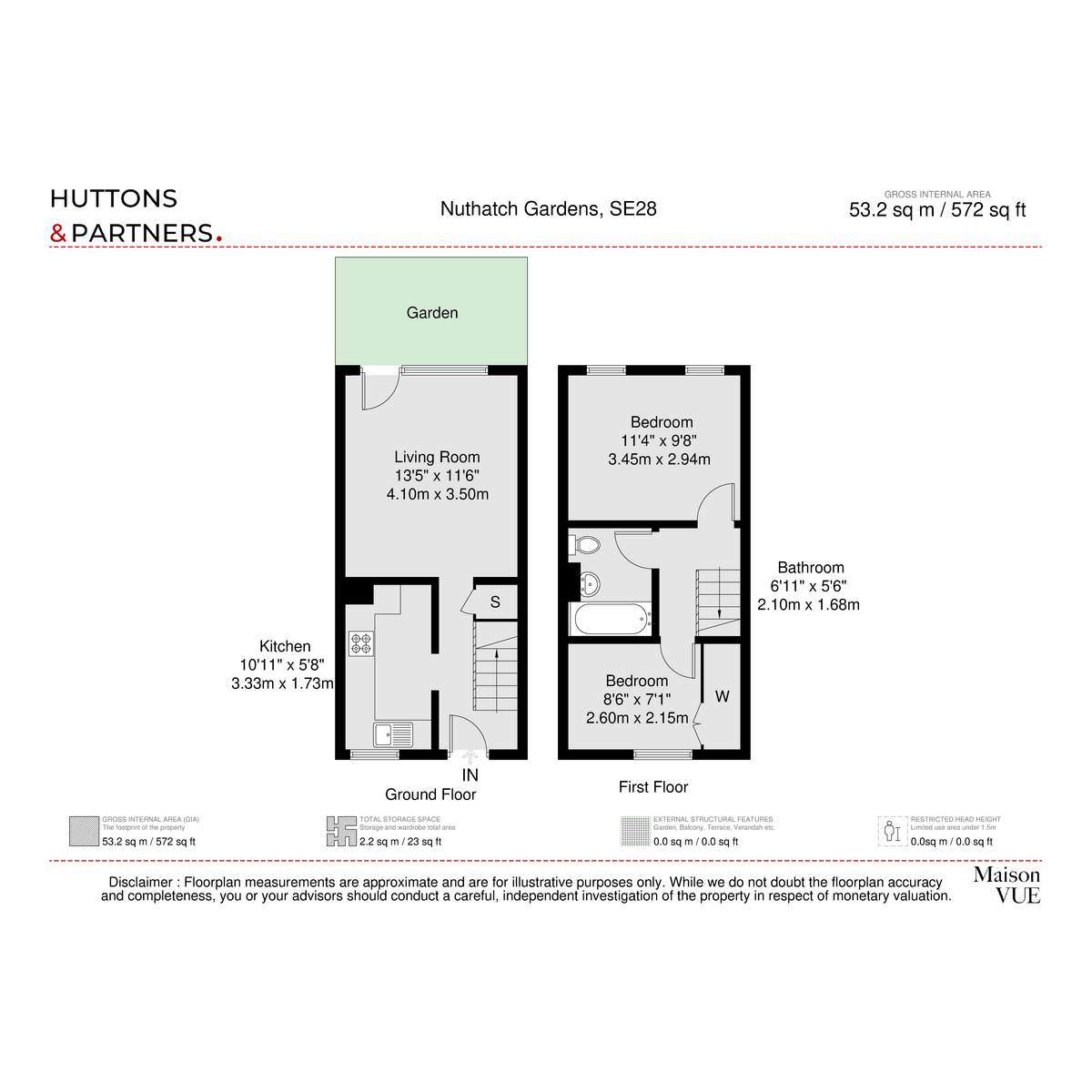 18, Nuthatch Gardens, London floorplan
