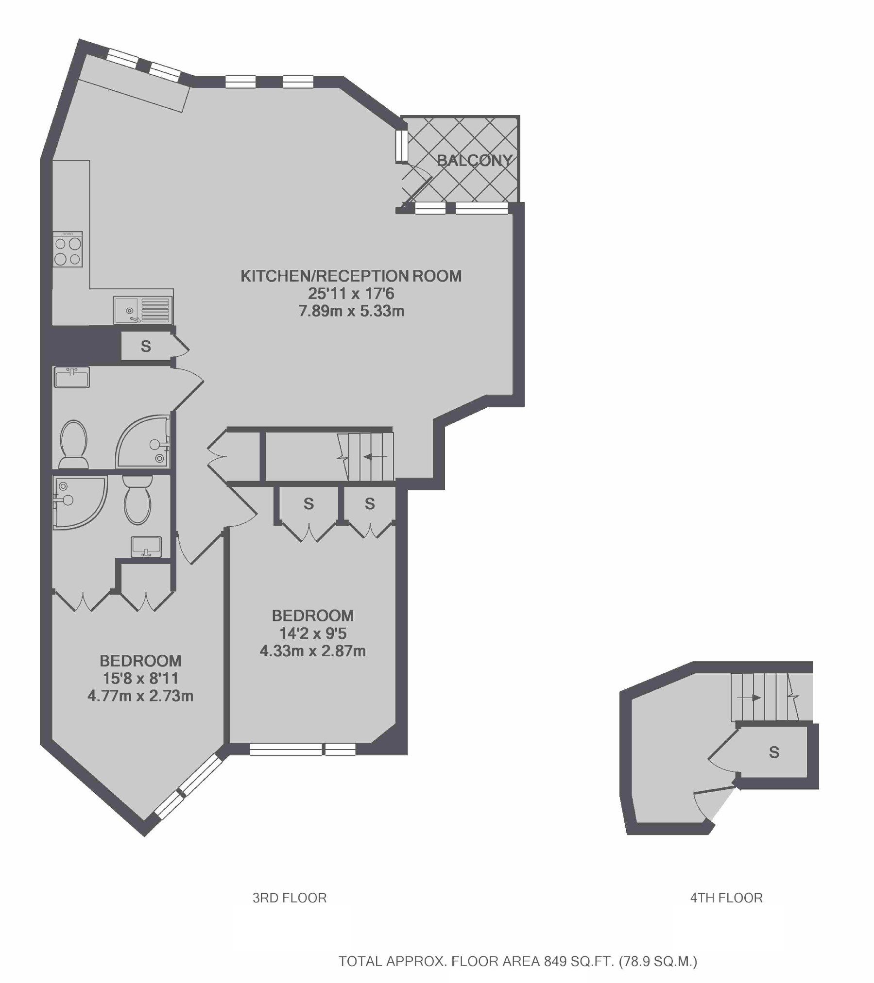 Upper Blantyre Walk, Worlds End Estate, London SW10, 2 bedroom flat for