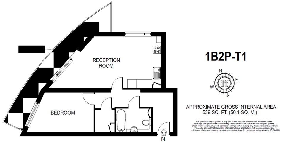 23, Pinnacle Tower, Wembley floorplan
