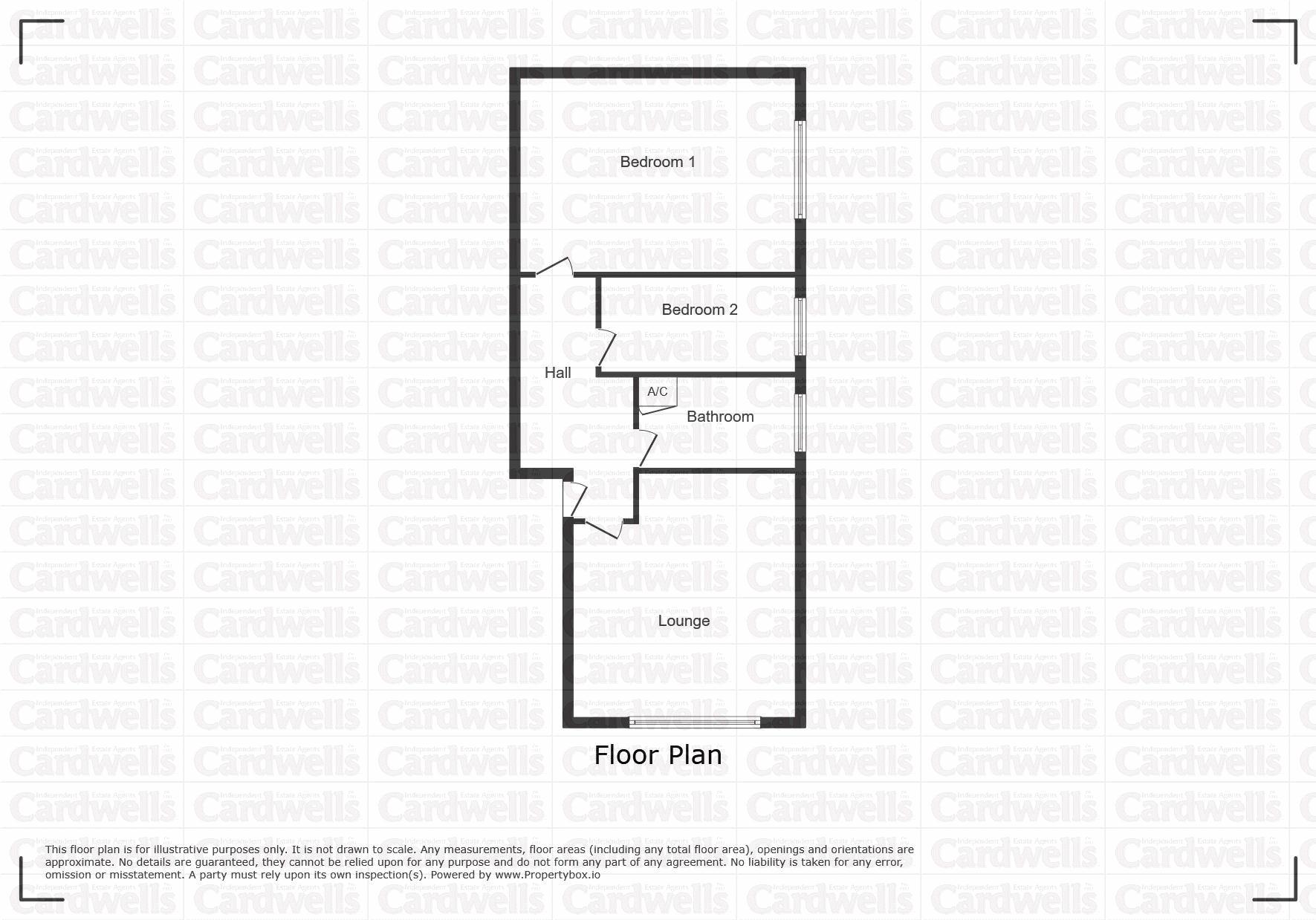 Flat 8, 123 Bridge Apartments, Church Street, Bolton floorplan