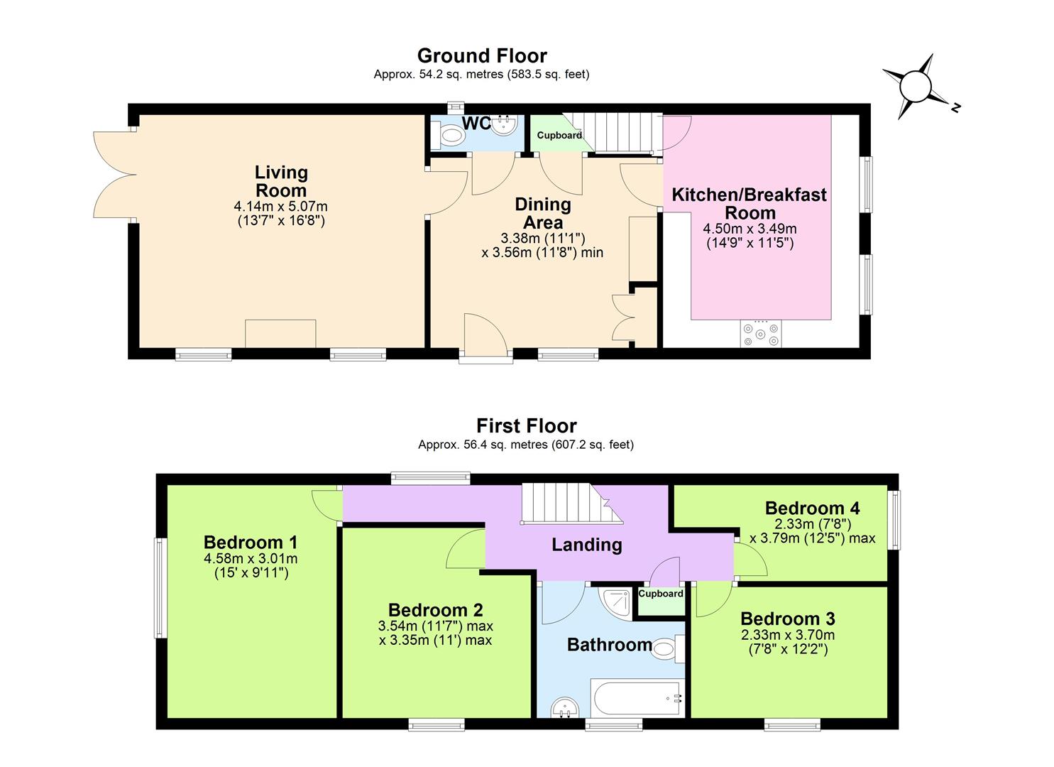 Ye Old Smithy, Bucknell floorplan