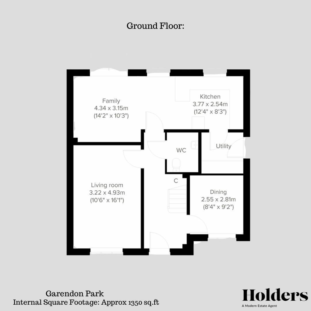 19, William Railton Road, Loughborough floorplan
