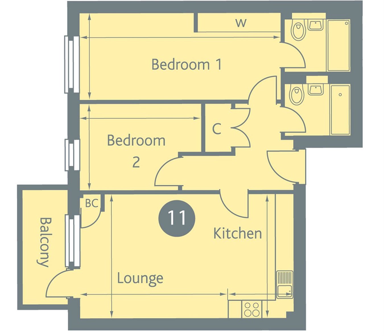 2 Bedrooms Flat for sale in Sutton Court Road, Hillingdon UB10