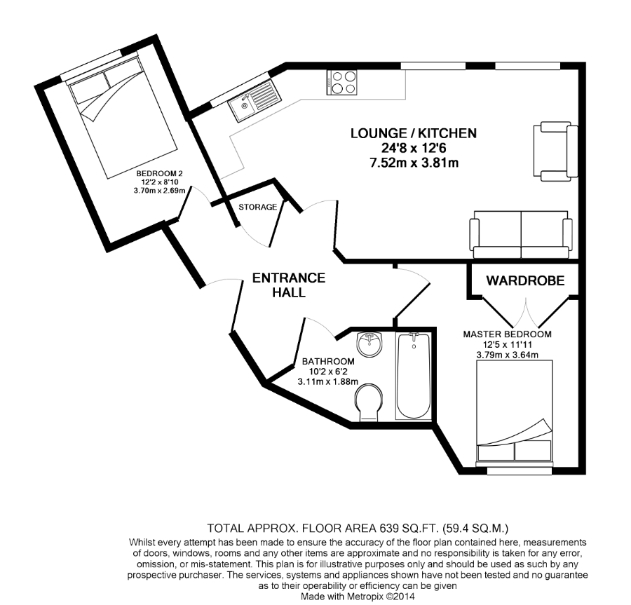 22, Wharf Gardens, Nottingham floorplan