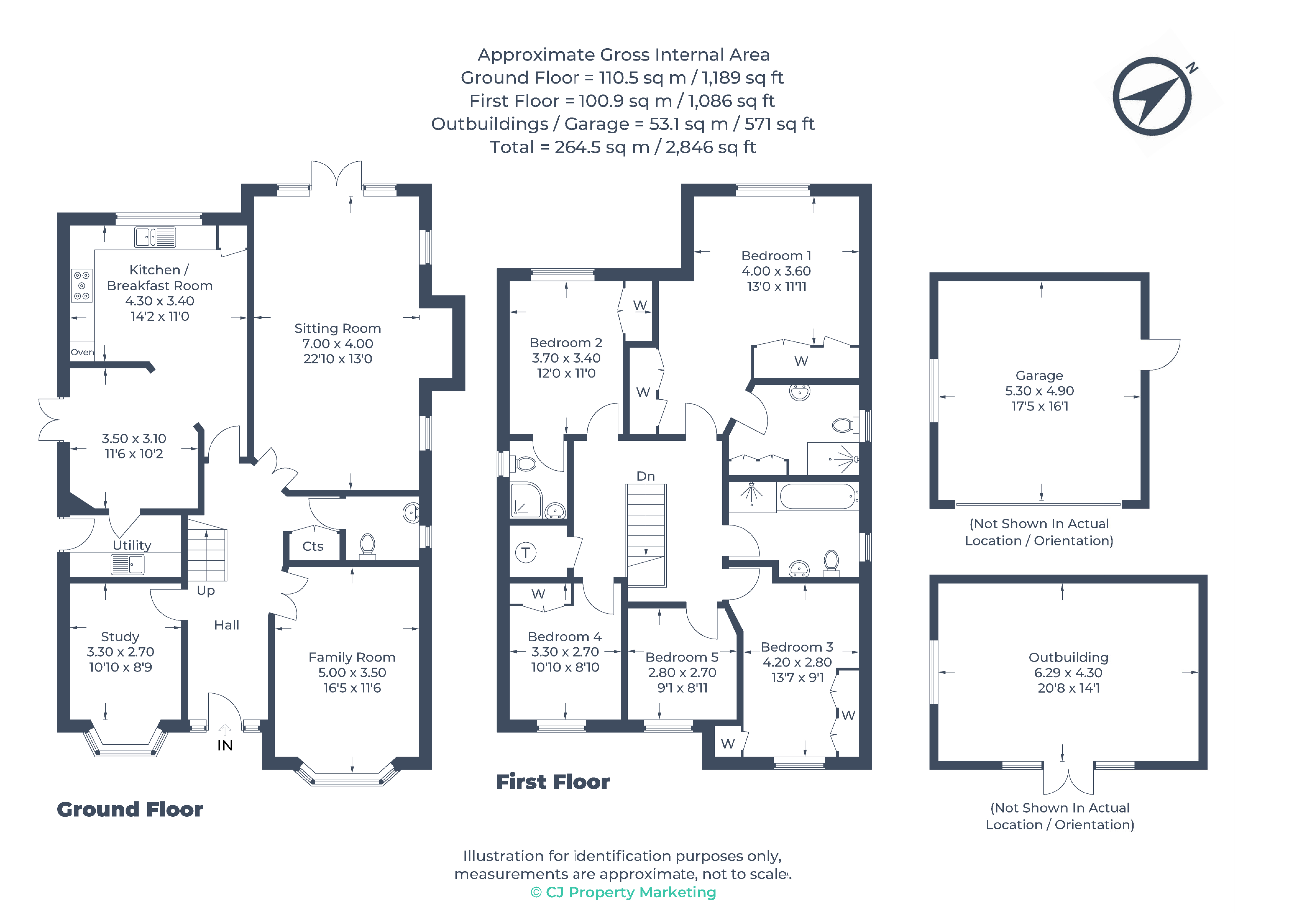 1, Cedar Close, Chesham floorplan