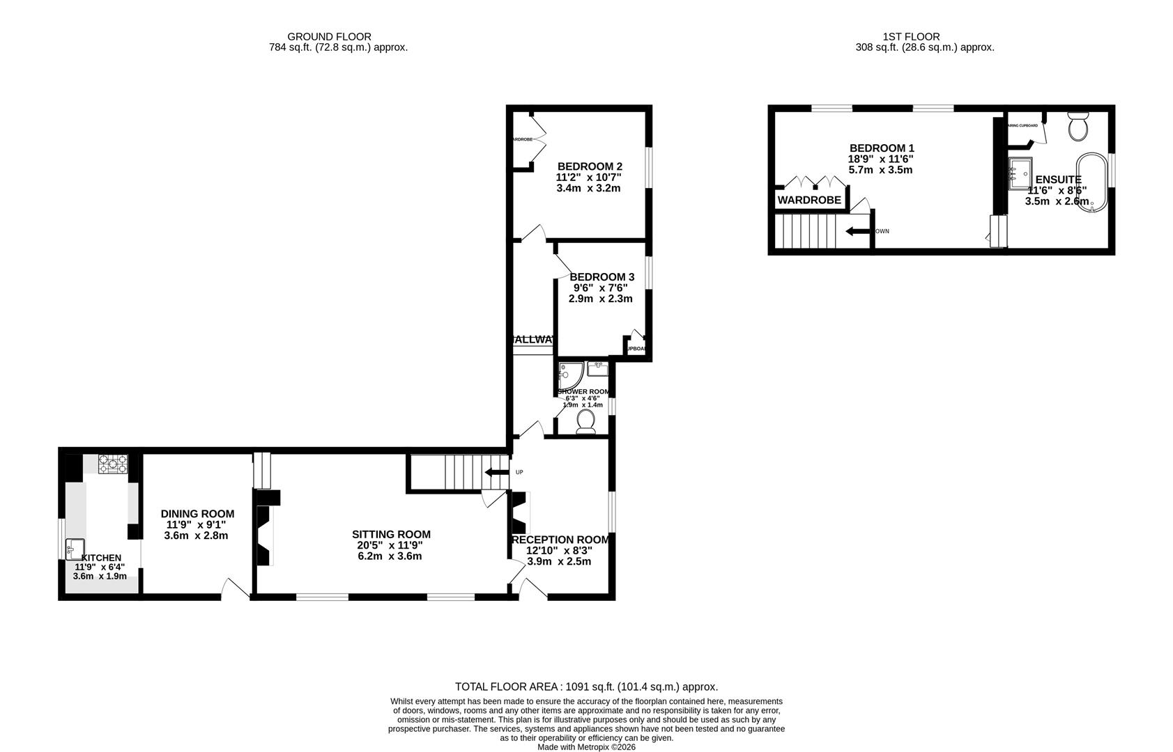 Box Tree Cottage, 1, Sutton Road, Weymouth floorplan