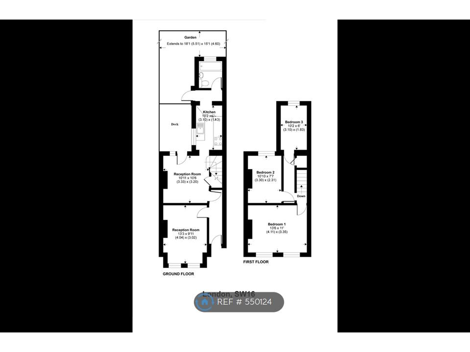 3 Bedrooms Terraced house to rent in Tylecroft Rd, London SW16