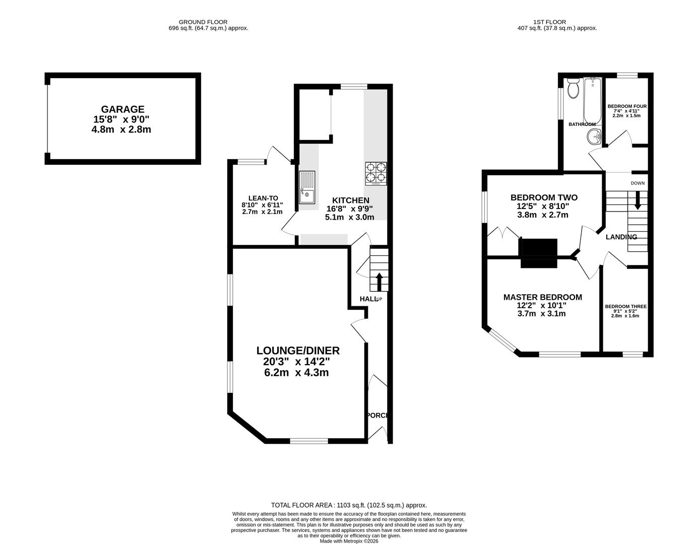 14, Newstead Road, Dorset floorplan