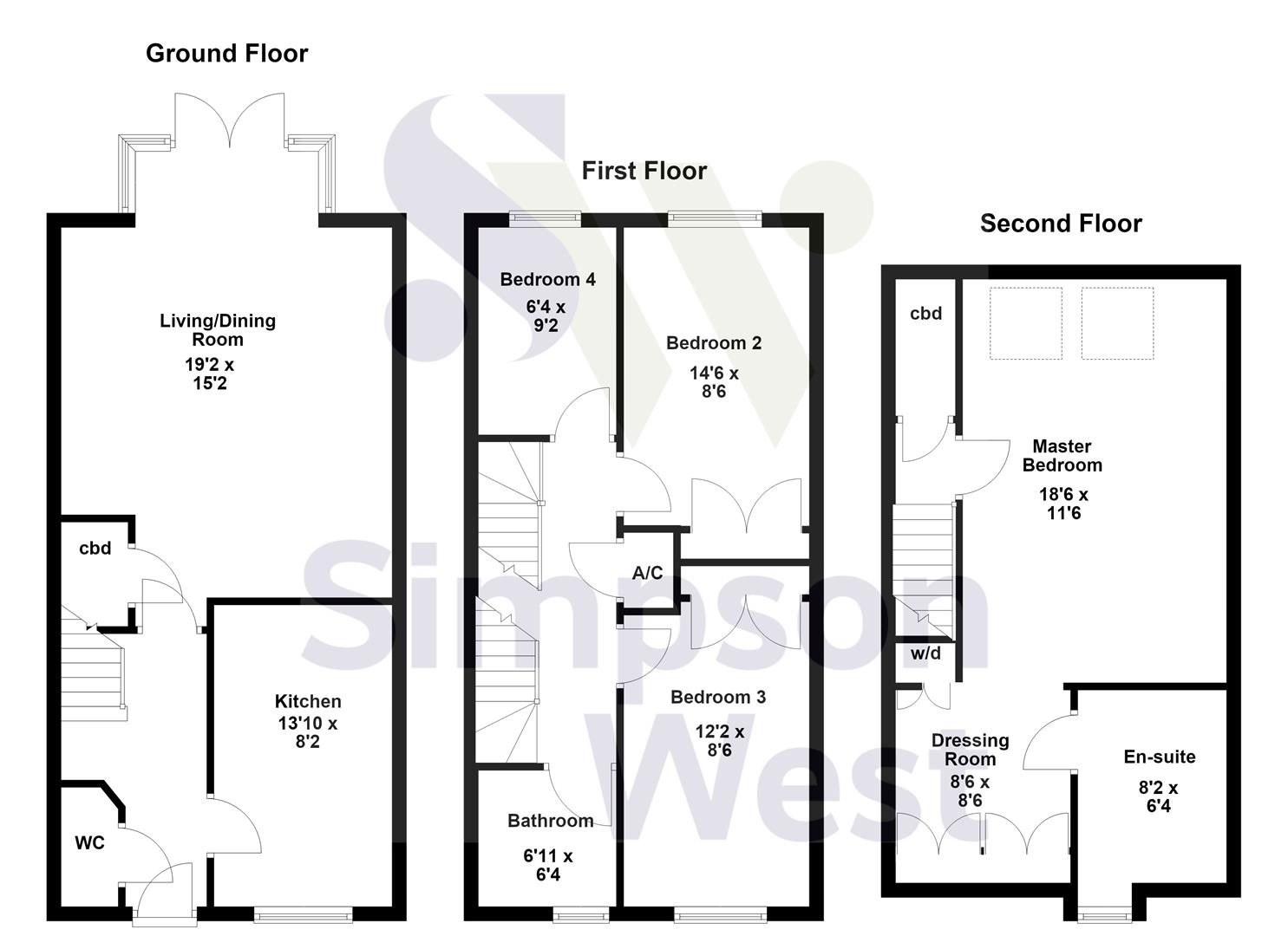 Horsetail Walk, Corby floorplan