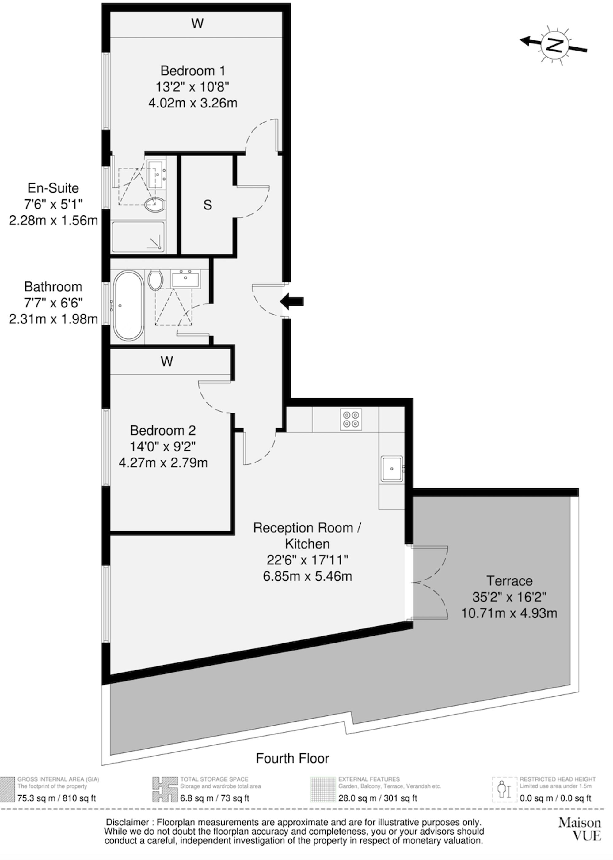 F17 Olive Tree Court 1 Cranbrook Mews, London,, Walthamstow floorplan