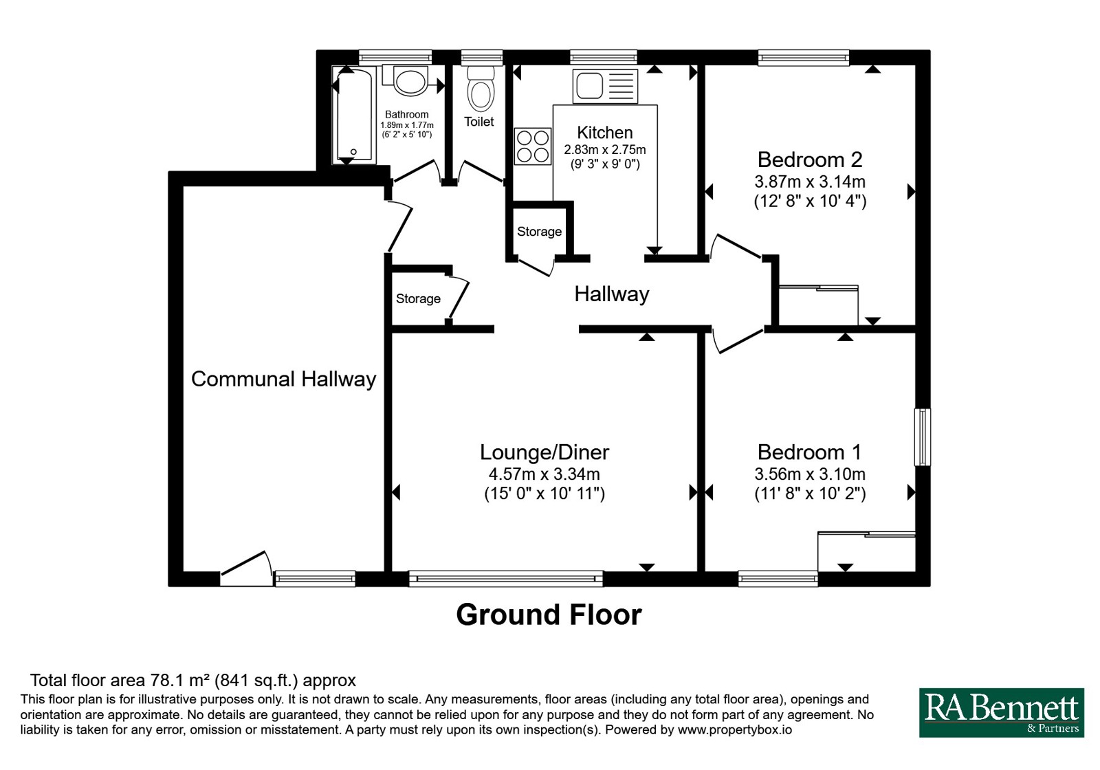 23, Sterling Court, Gloucestershire floorplan