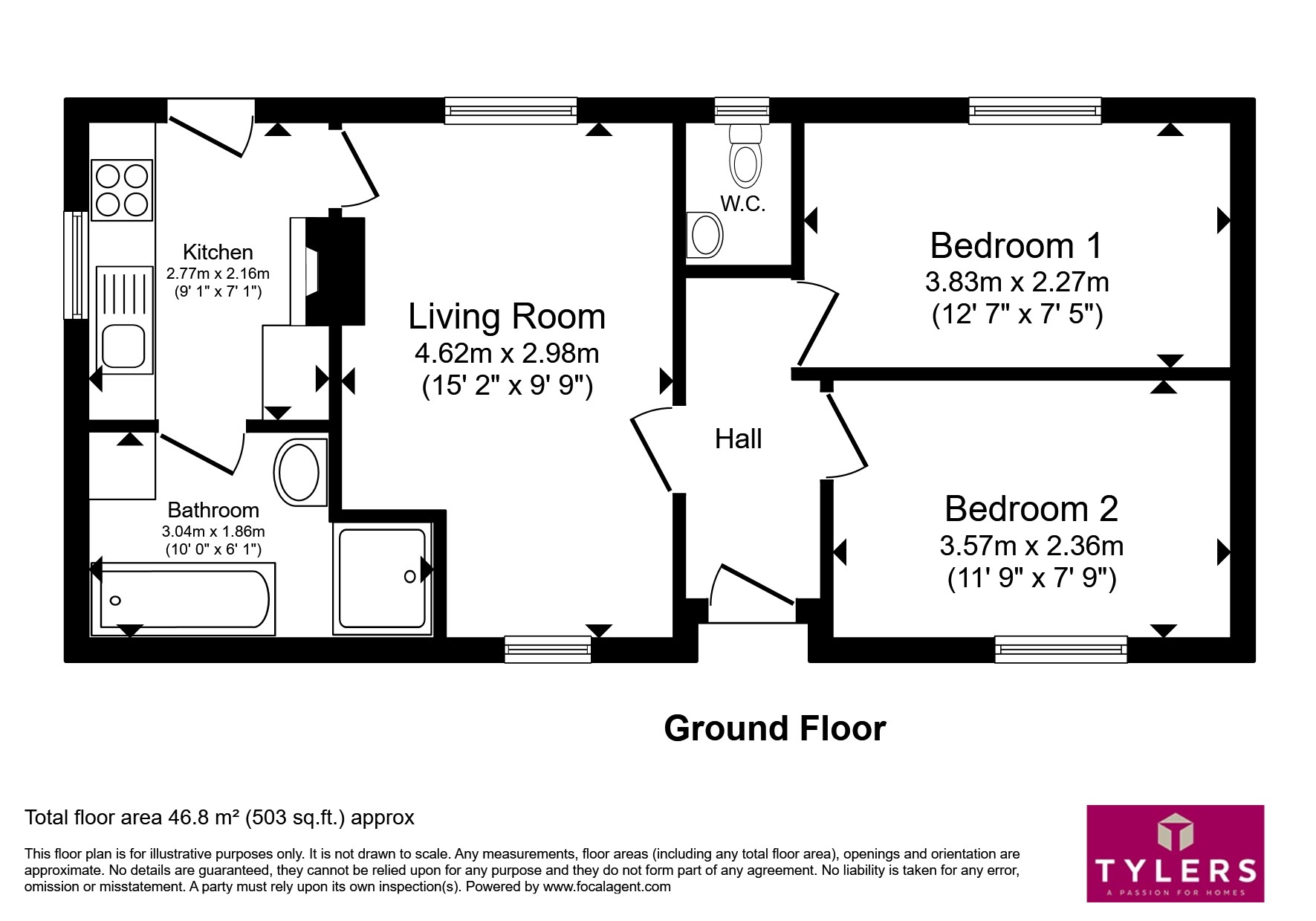 Fitzroy Street, Newmarket floorplan
