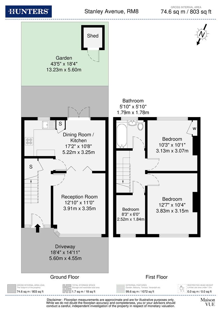 24, Stanley Avenue, Dagenham floorplan