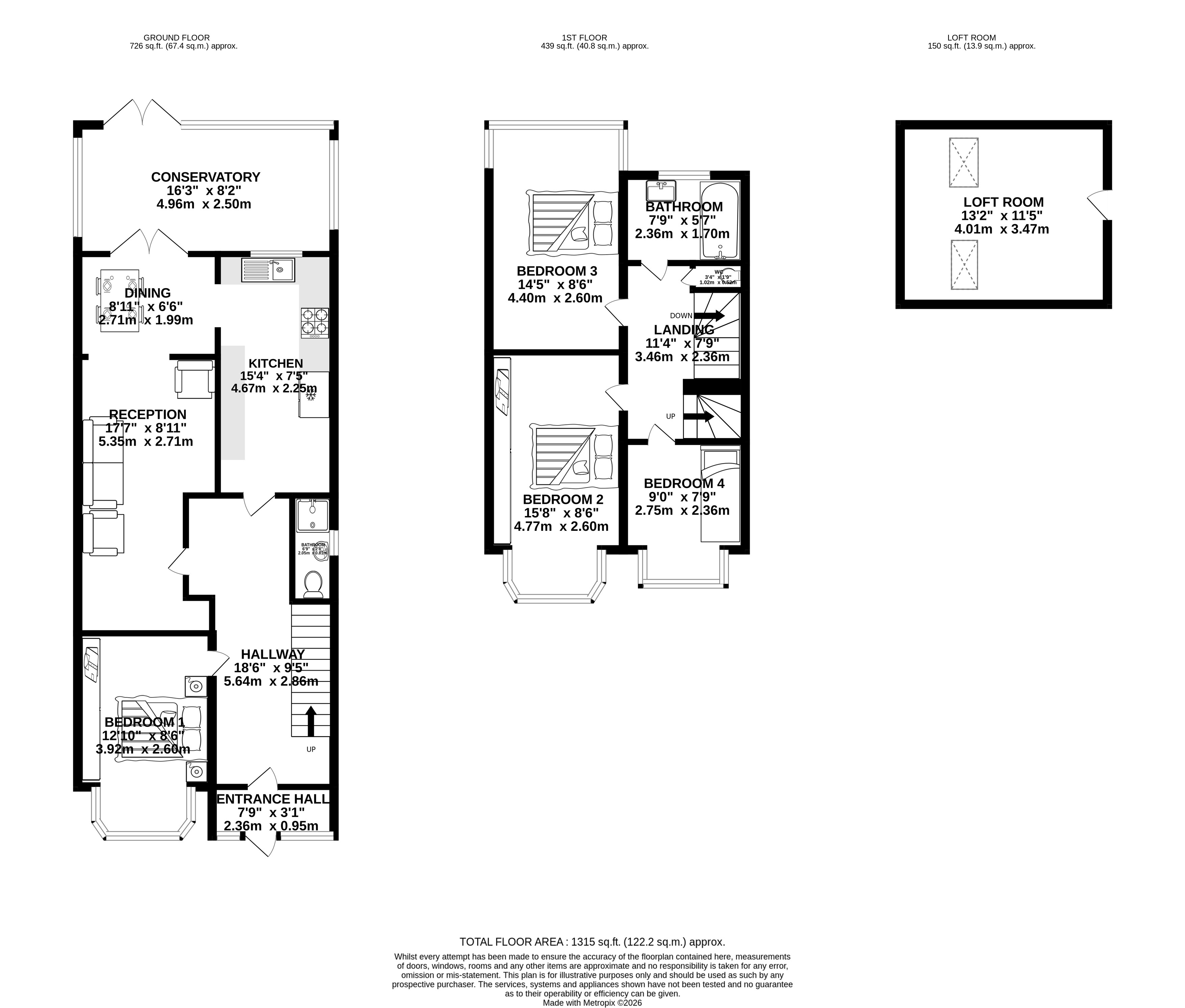 34, Elms Park Avenue, Wembley floorplan
