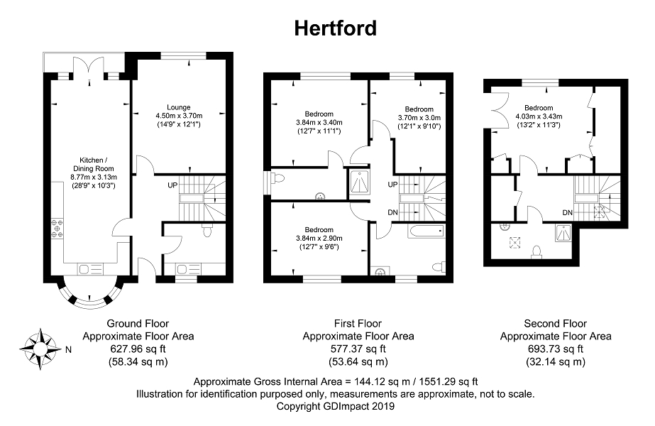 4 Bedrooms Detached house for sale in Hertford Road, Brighton, East Sussex. BN1