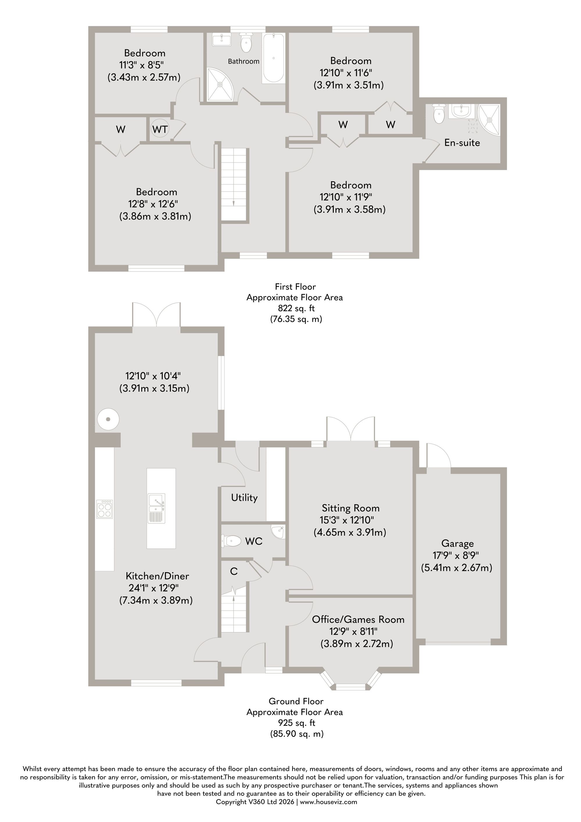 5 Scarfield Lane, Wisbech floorplan
