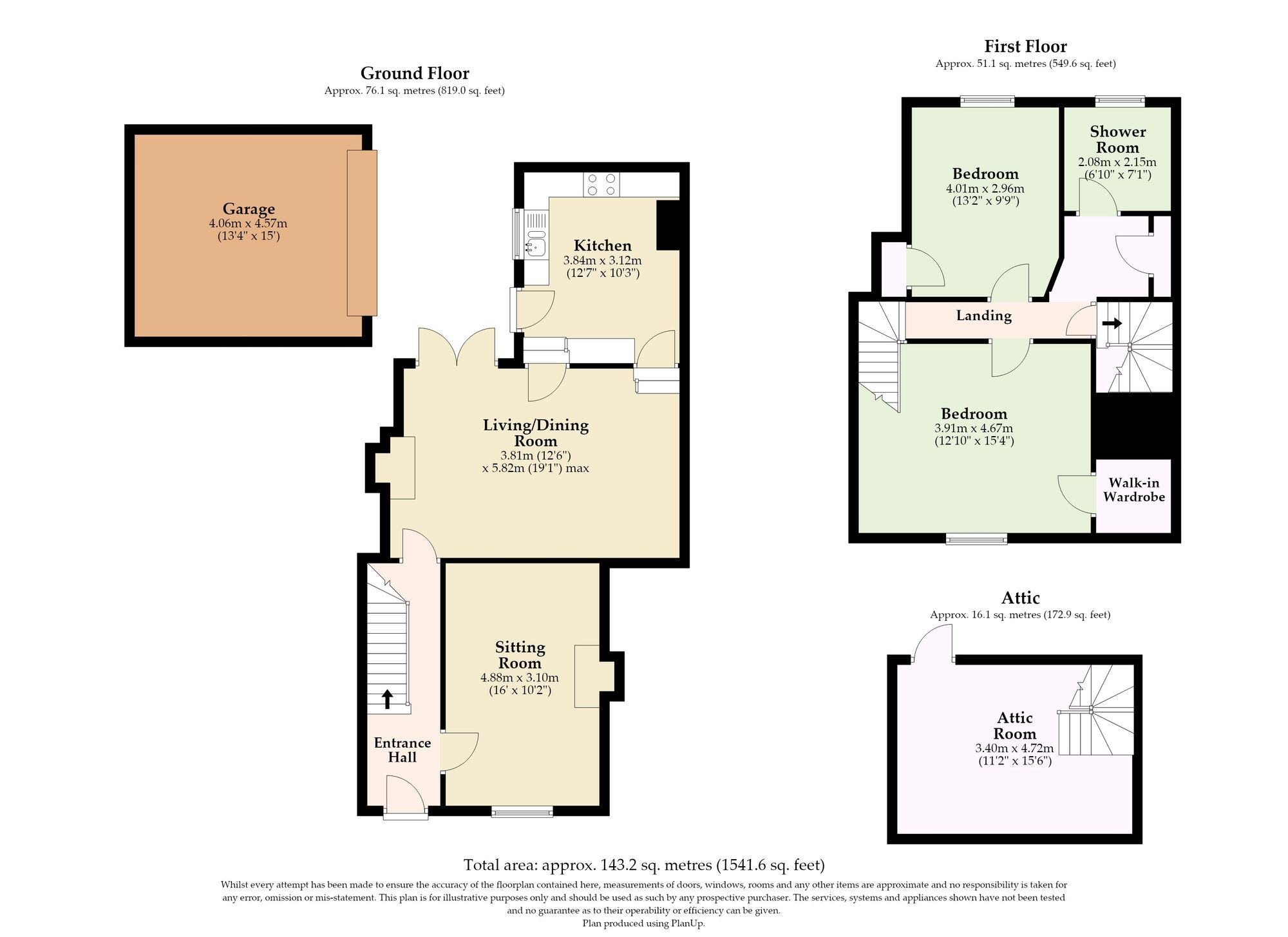 36 Castle Street, Eye floorplan