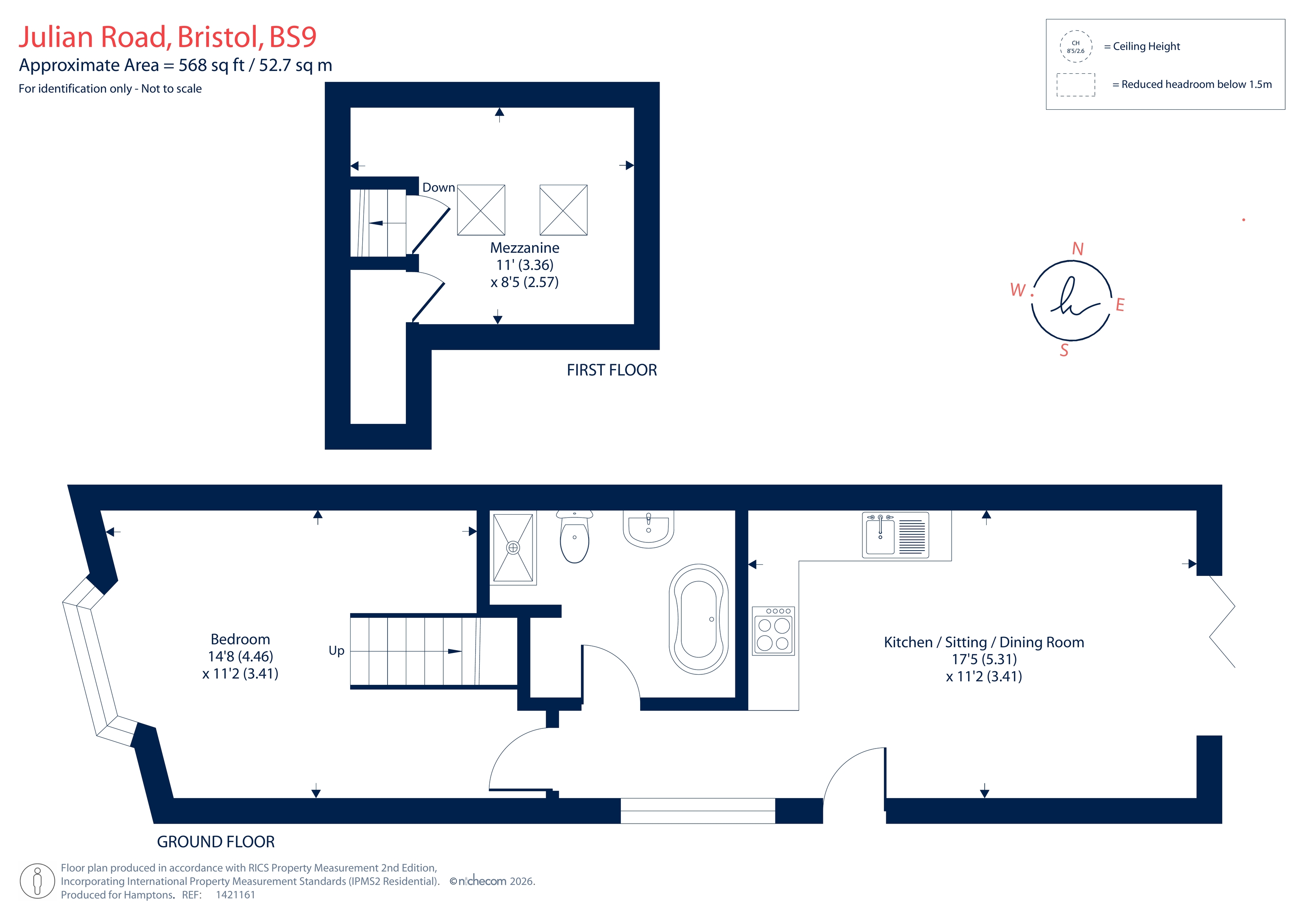 2, Julian Road, Bristol floorplan