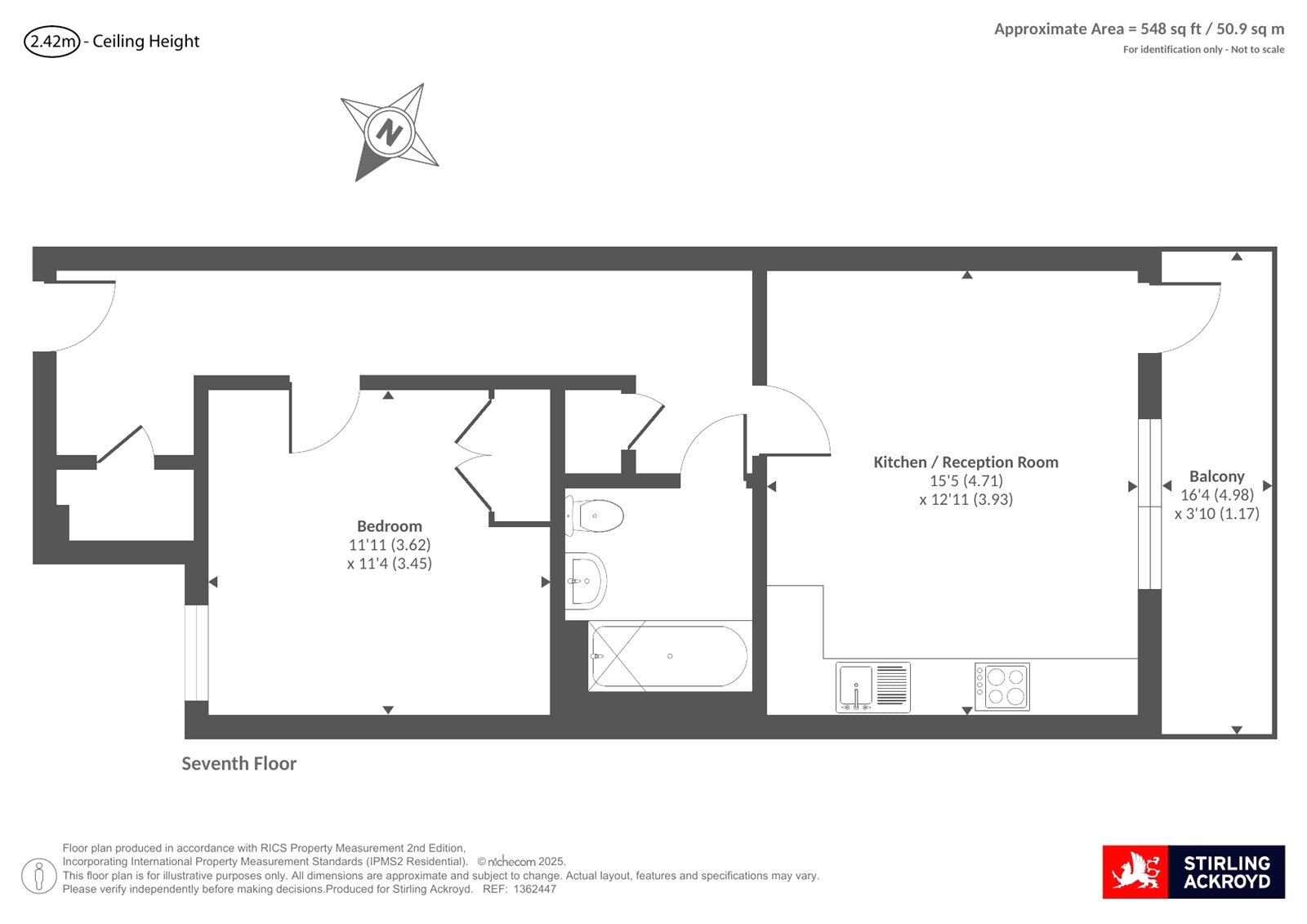 Flat 66, Augustus Court, 94, Old Kent Road, London floorplan