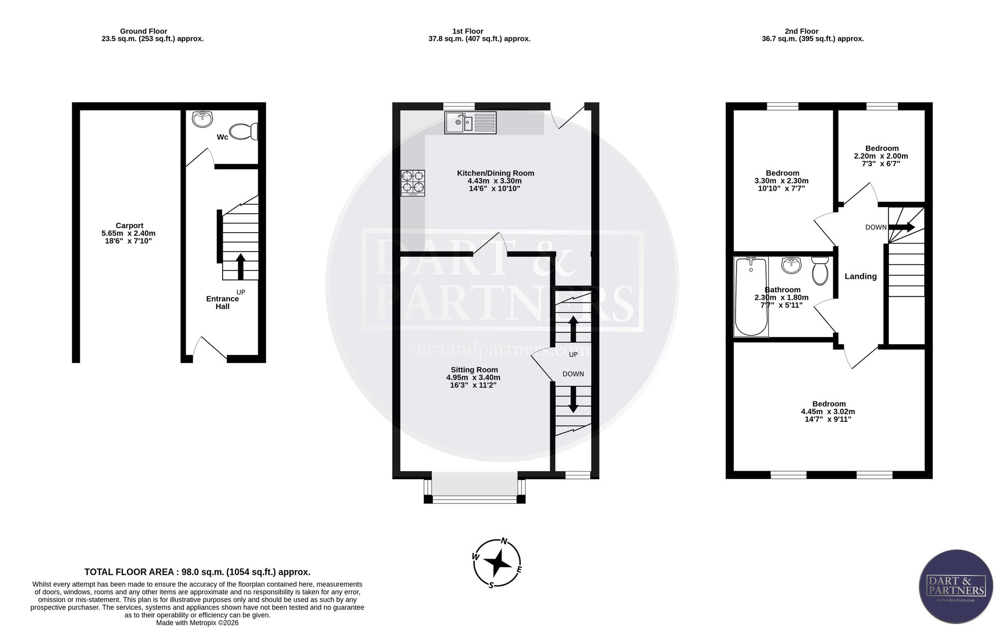 2 School Terrace, Dawlish floorplan