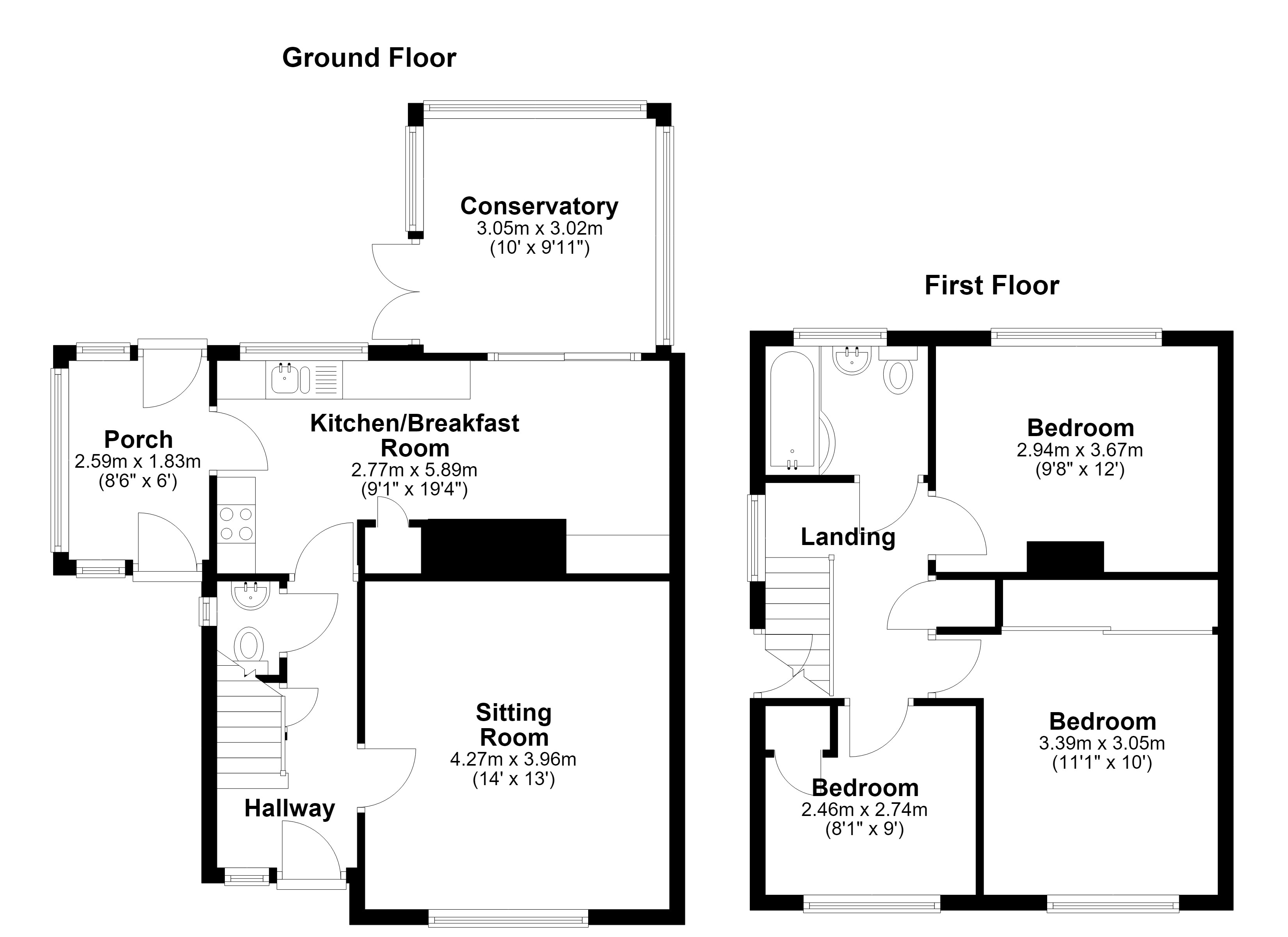 20 Nutwell Road, Worle, Weston s Mare floorplan