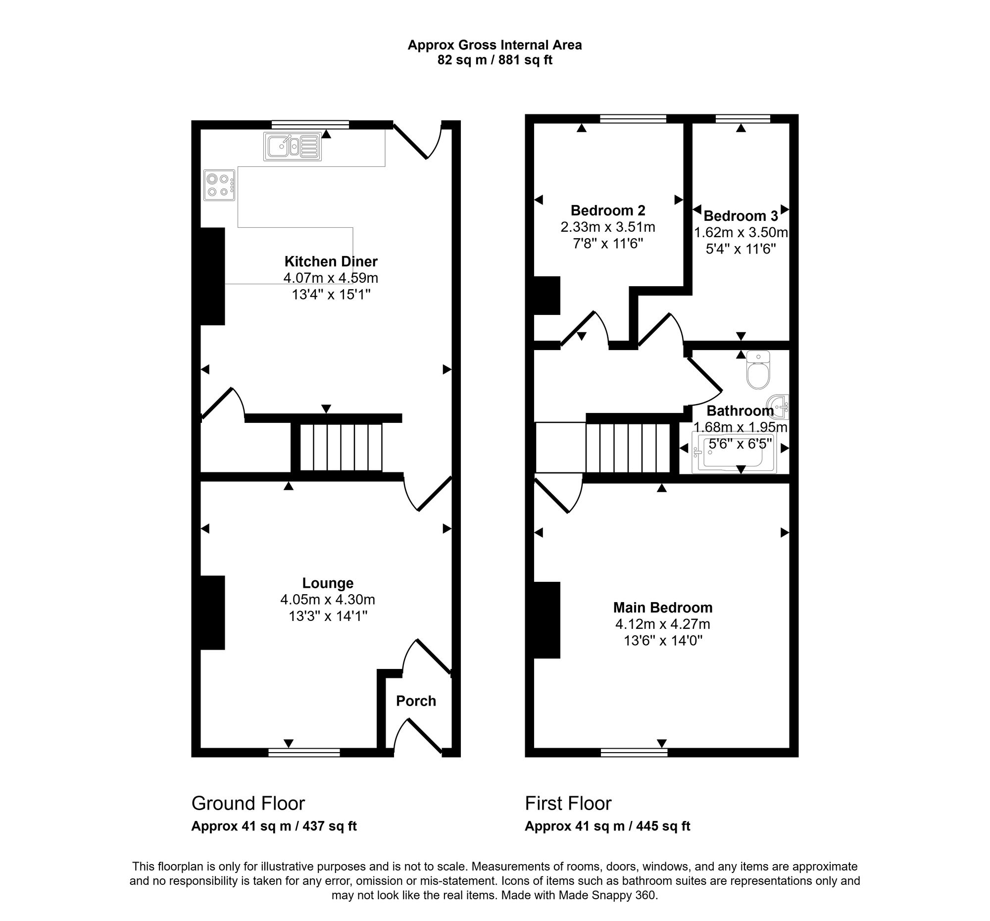 36 Wigan Road, Wigan floorplan