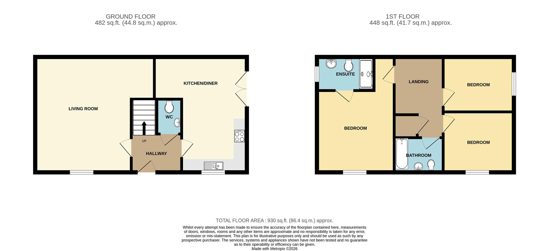 6, Vetch Avenue, St Austell floorplan