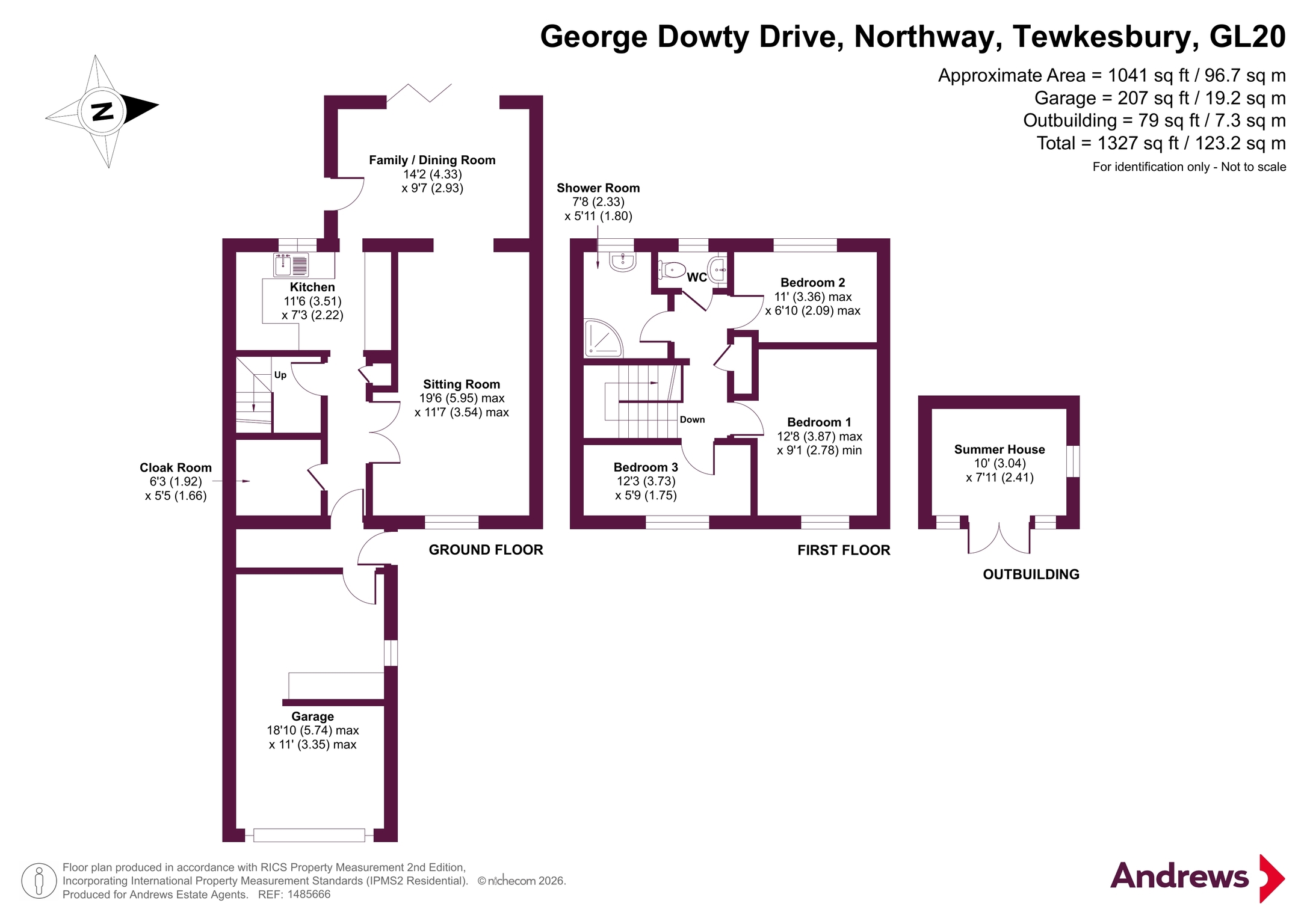 28, George Dowty Drive, Tewkesbury floorplan