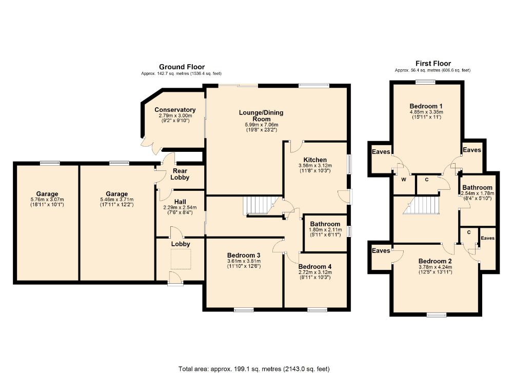 4 Bedrooms Detached bungalow for sale in Lodge Avenue, Collingtree, Northampton NN4