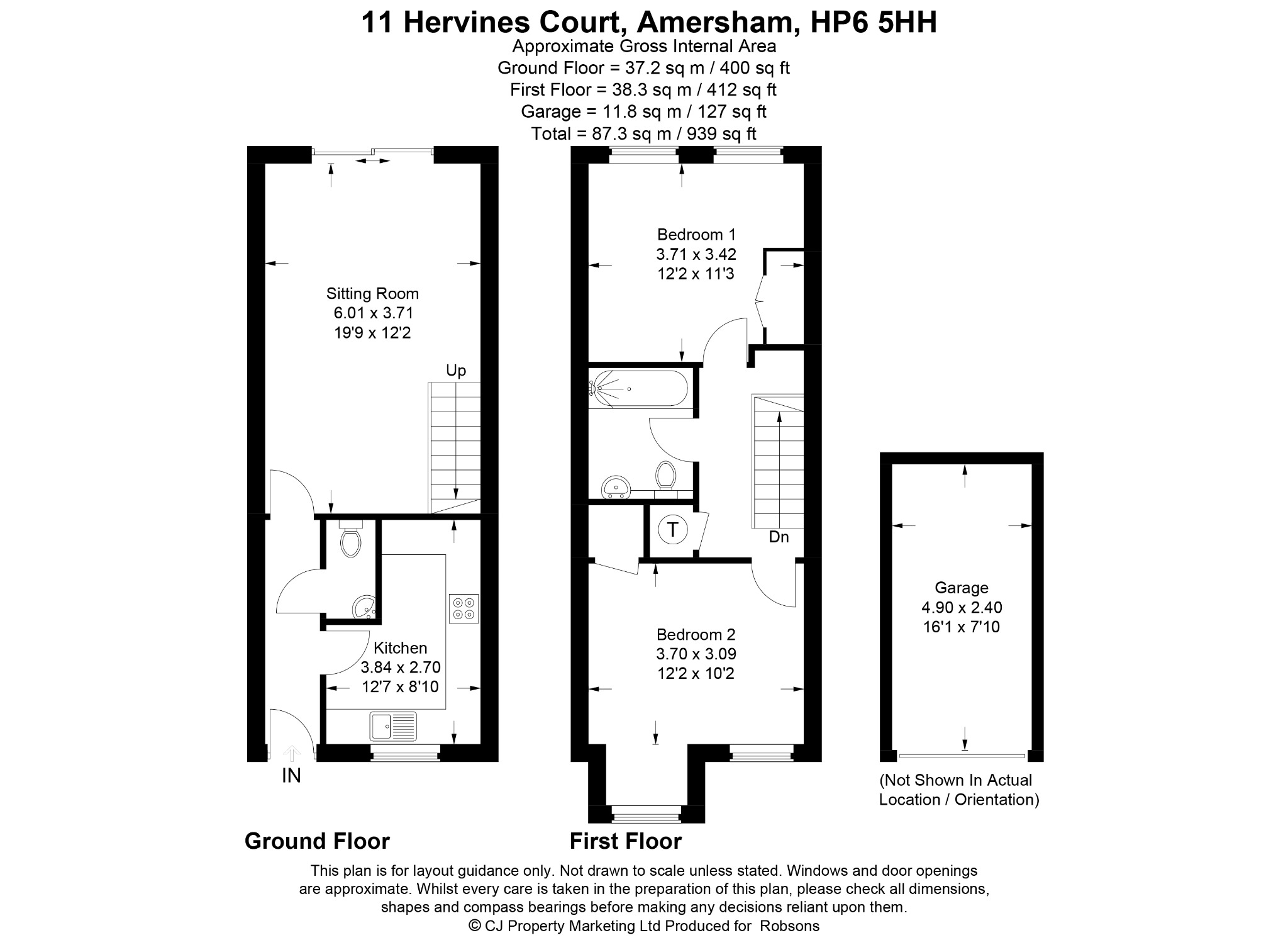 11 Hervines Court, Amersham floorplan