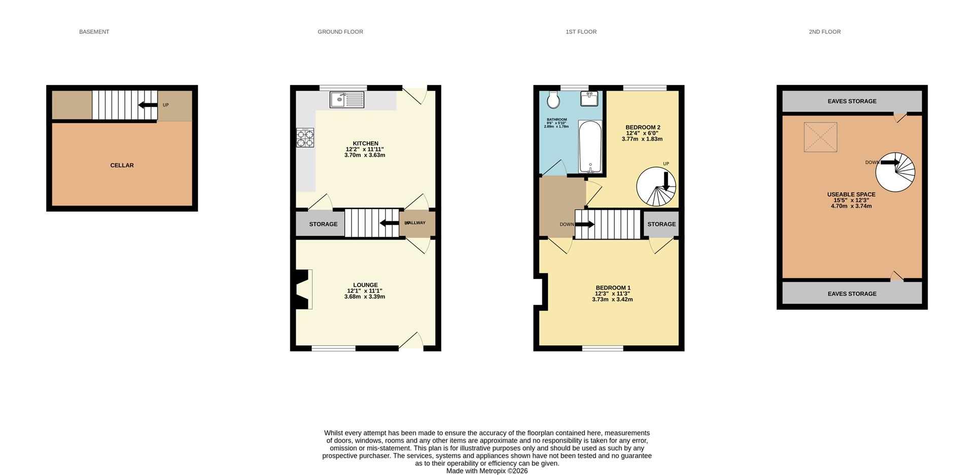 3, Stanley Street, Castleford floorplan
