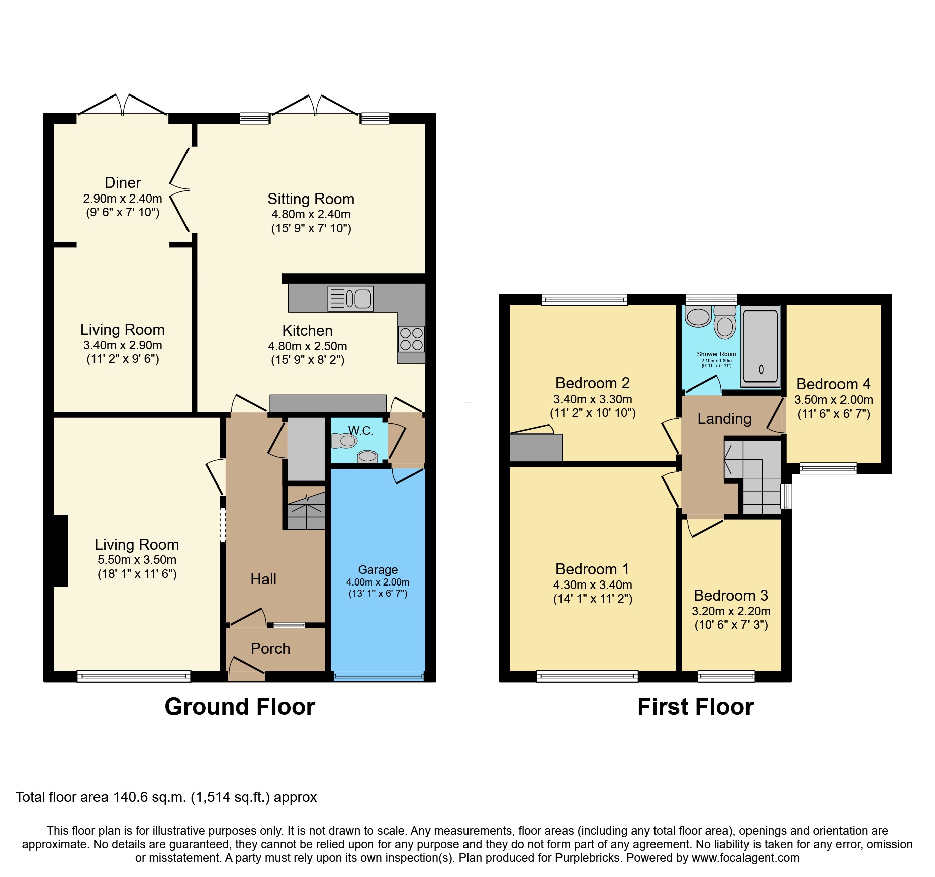 30, Easedale Drive, Southport floorplan