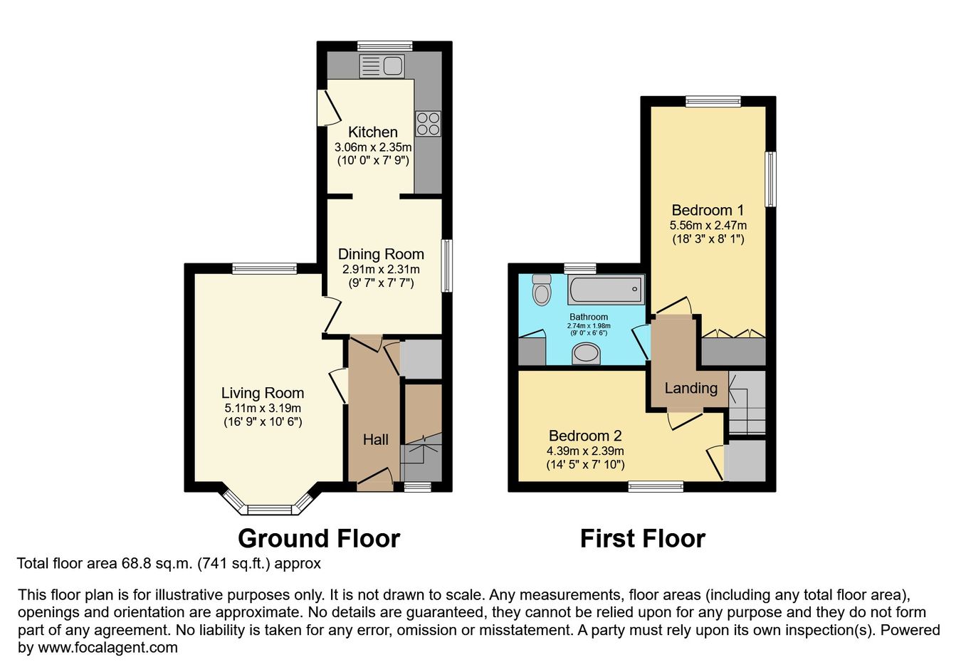 5, Cambrian Villas, Whitchurch Road, Chester floorplan