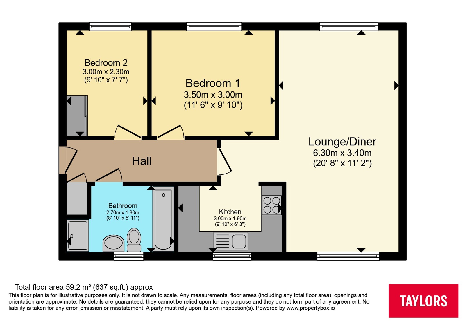 164, Bicester Road, Buckinghamshire floorplan