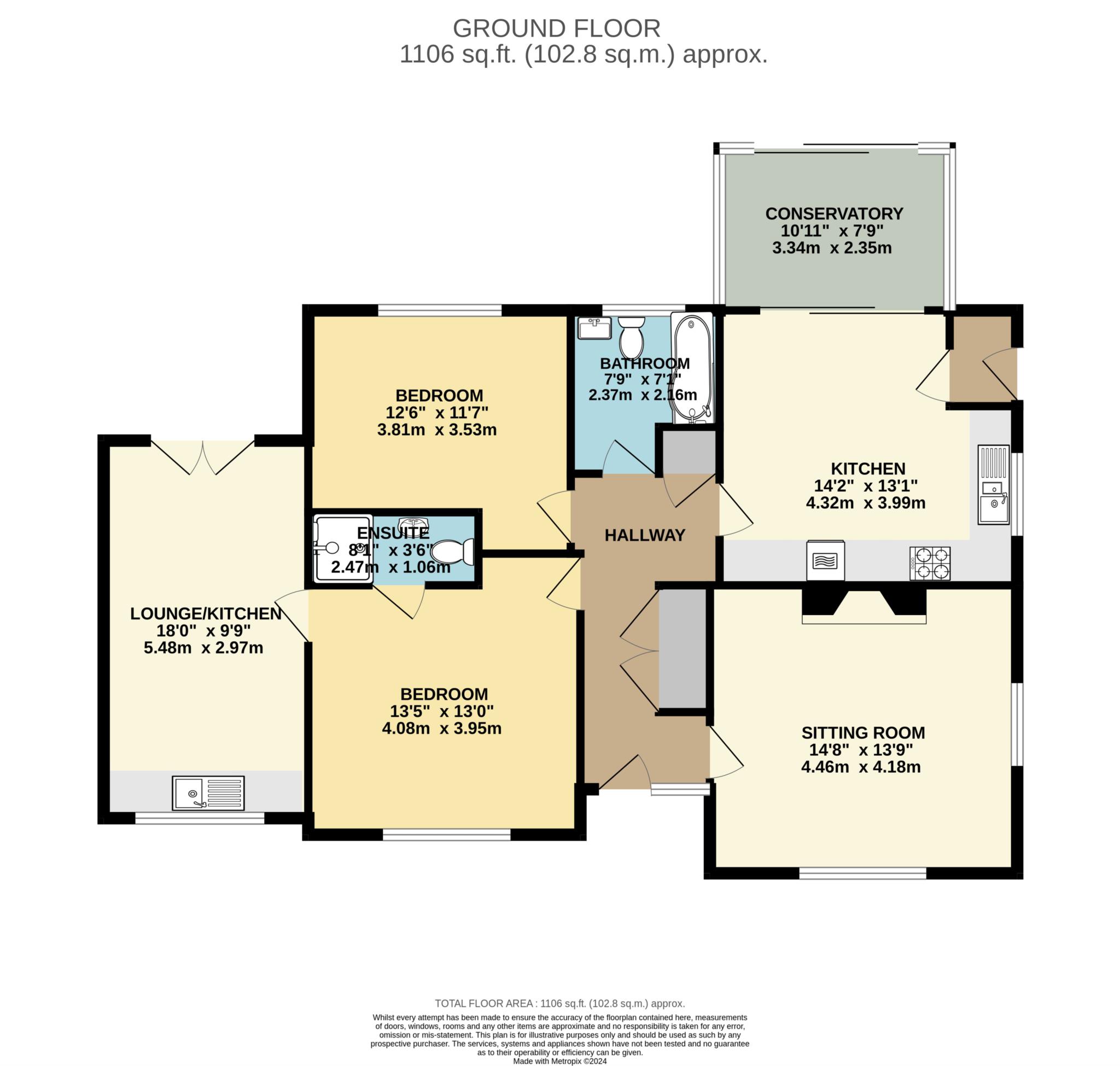 Fairview, Sportsmans, Camelford floorplan